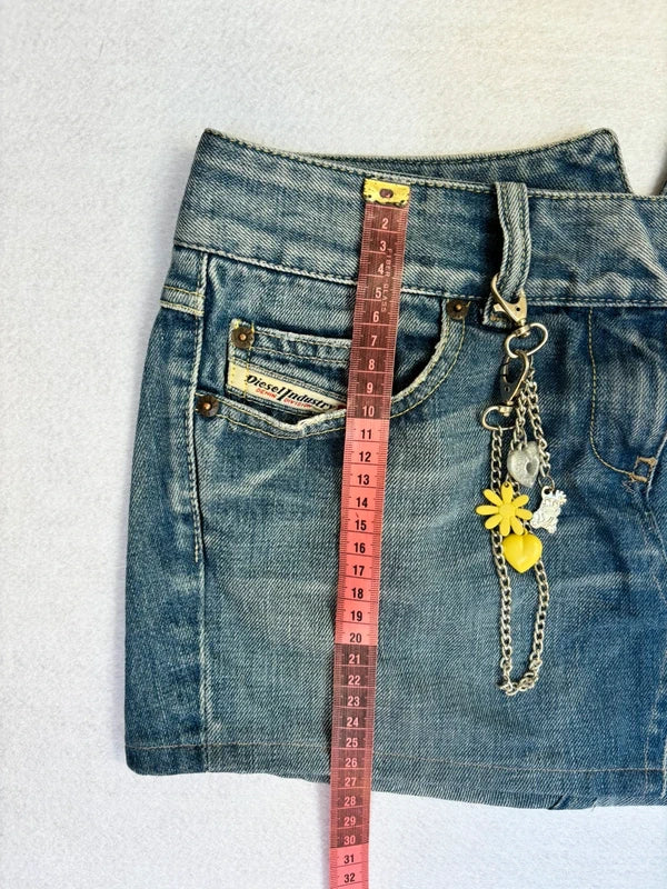 Vintage Diesel Denim Micro Mini Skirt (M)
