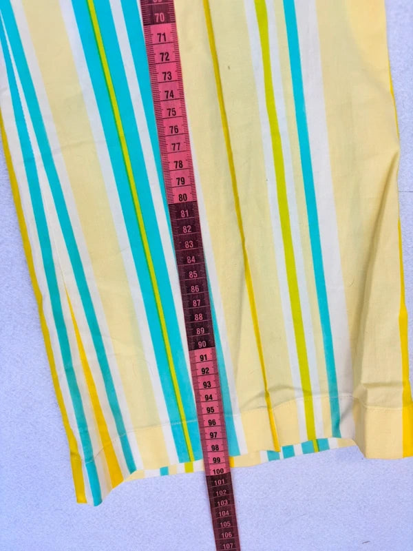 Y2K Stripped Flare Pants Low Rise (M)