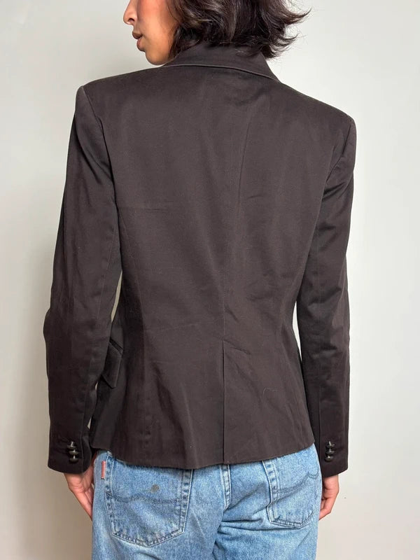 Vintage Y2K Brown Blazer (M)