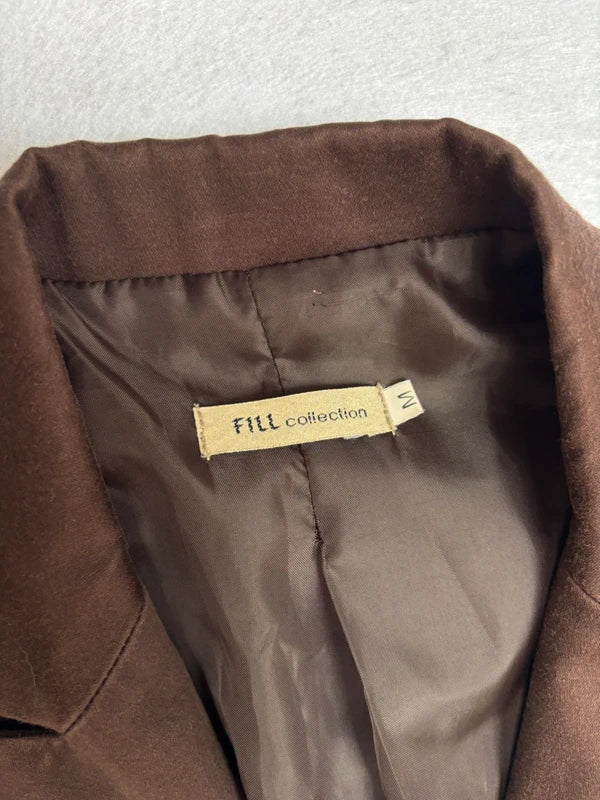 Vintage Y2K Brown Blazer (M)