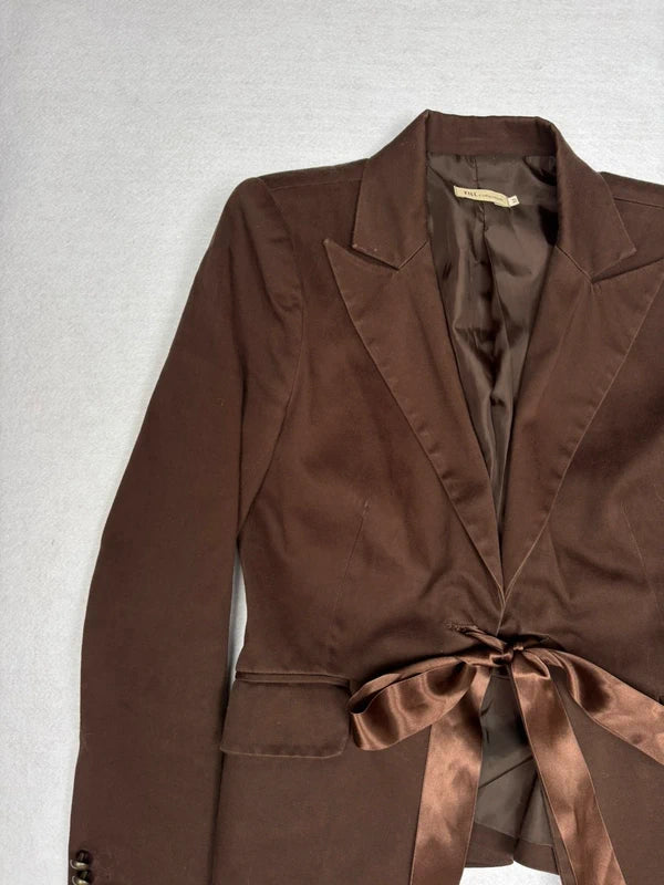 Vintage Y2K Brown Blazer (M)