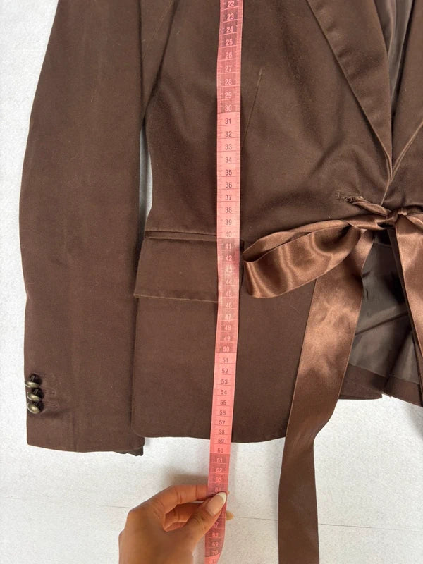 Vintage Y2K Brown Blazer (M)