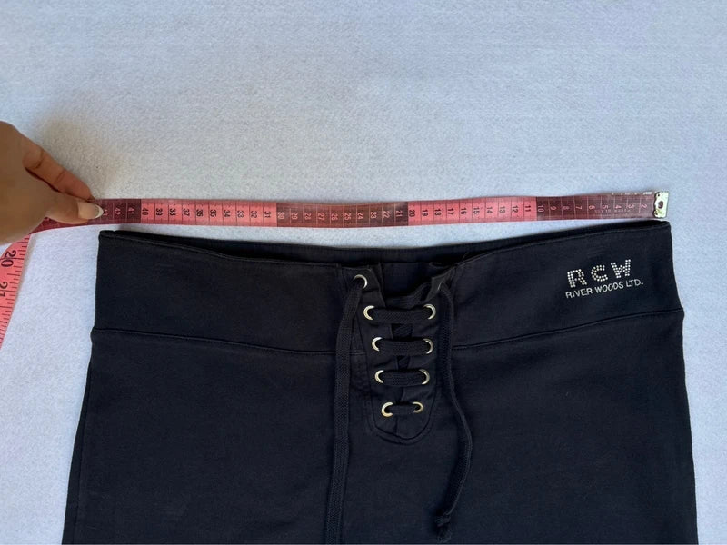 Y2K River Woods Dark Navy Sporty Mini Skirt (M)