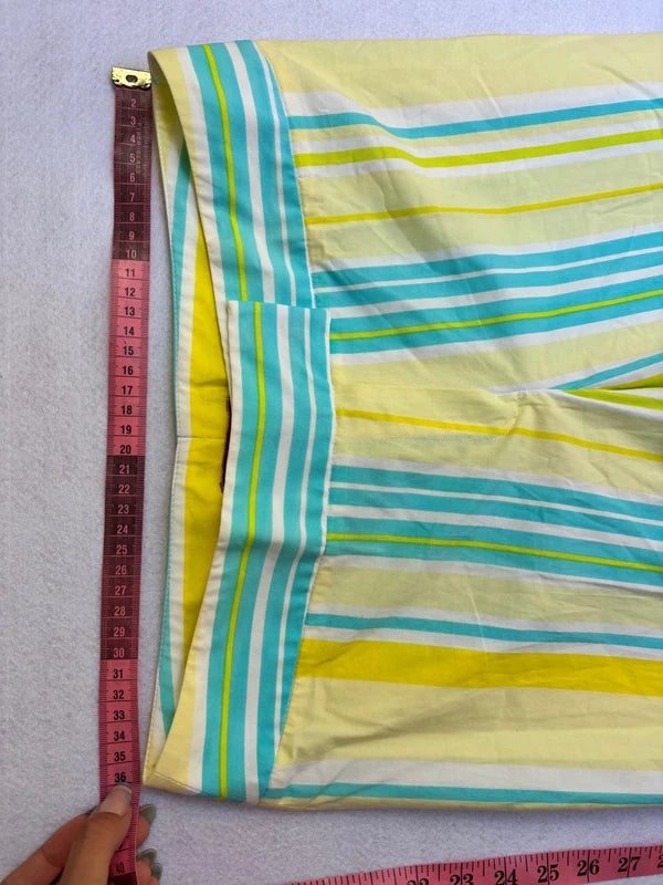 Y2K Stripped Flare Pants Low Rise (M)
