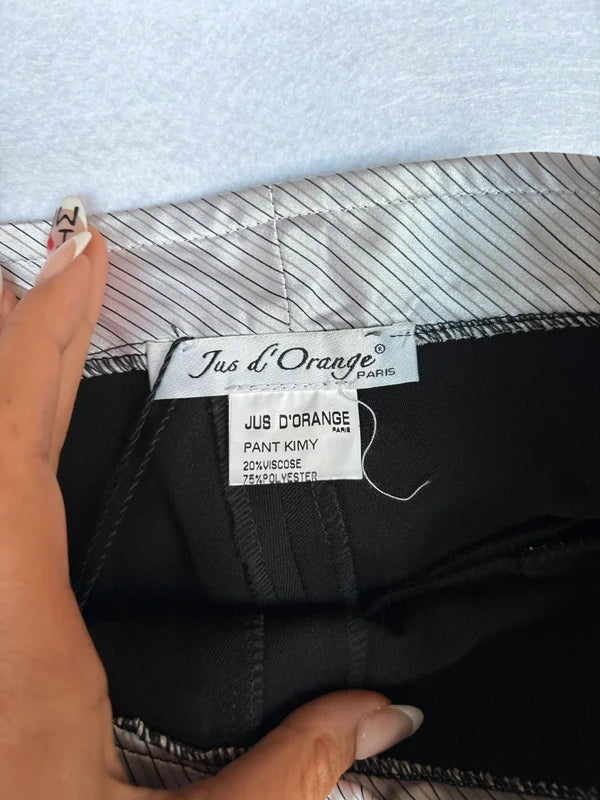 Vintage Jus D’ Orange Black Tailor Straight Pants (XS)