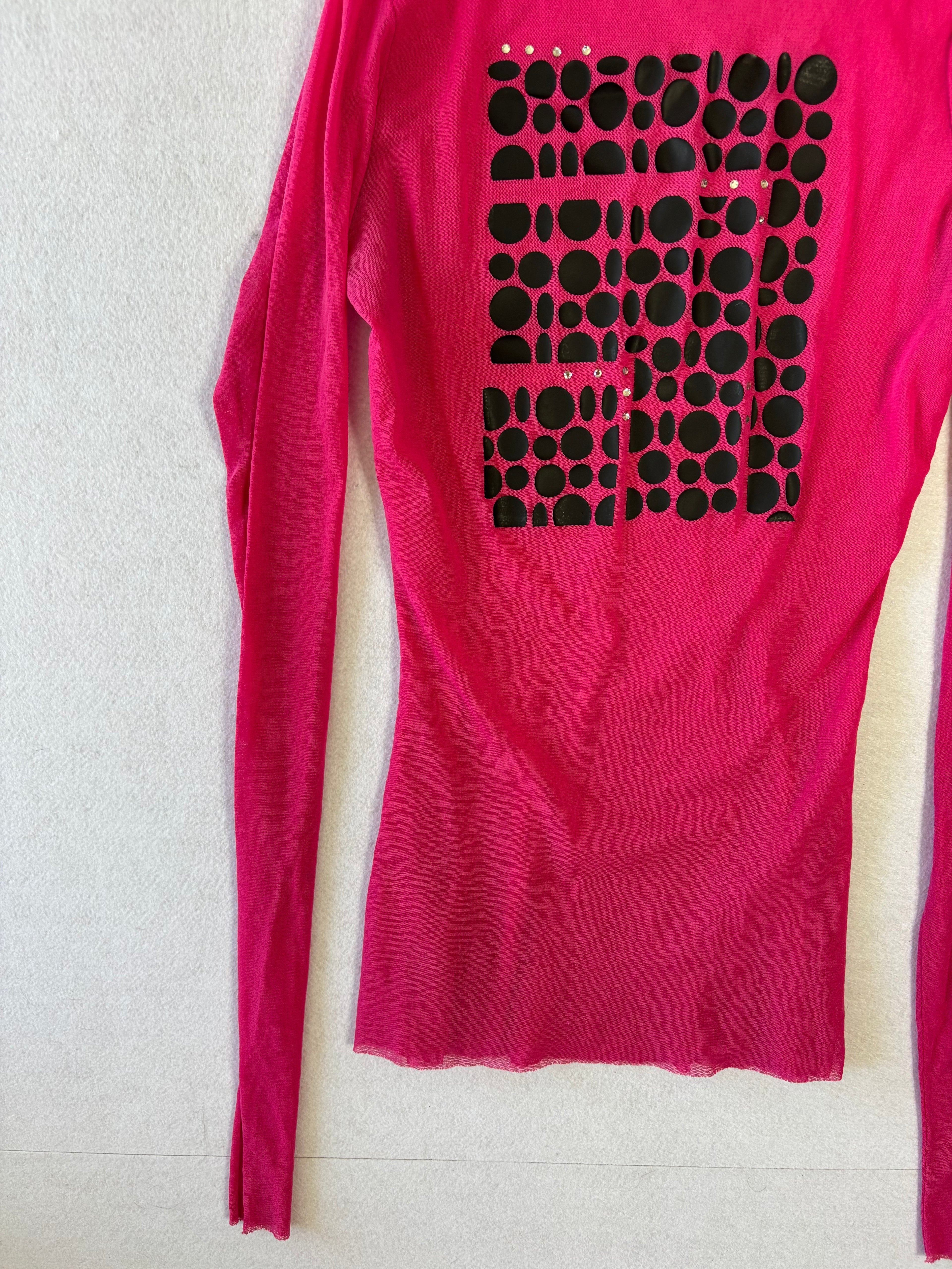 Top de Manga Comprida Rosa (S)