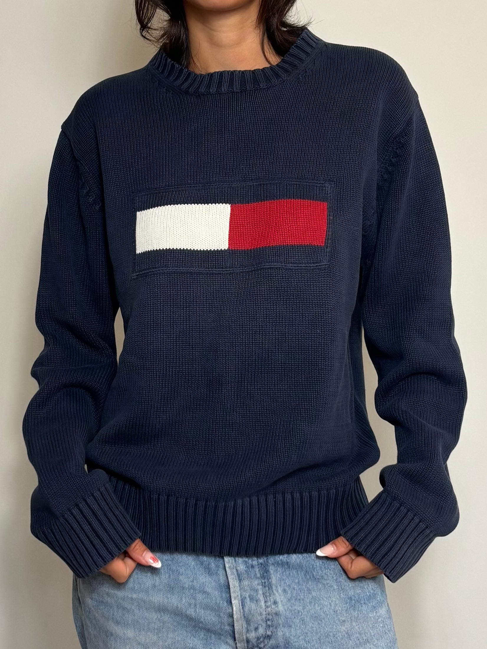 Tommy Hilfiger Blue Sweater (L)