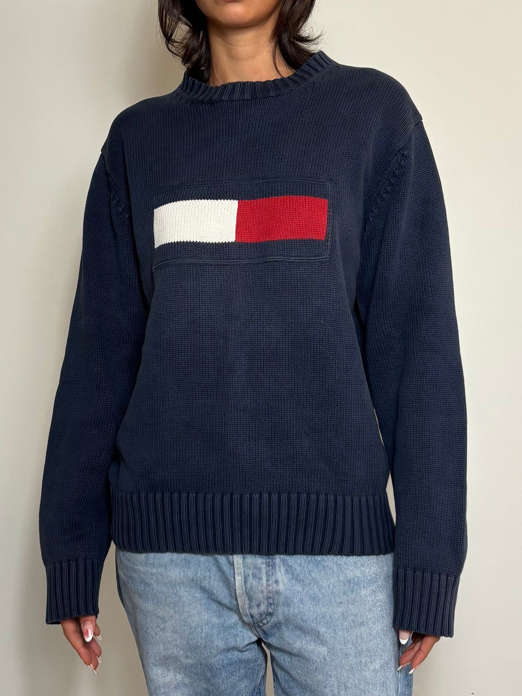Tommy Hilfiger Blue Sweater (L)