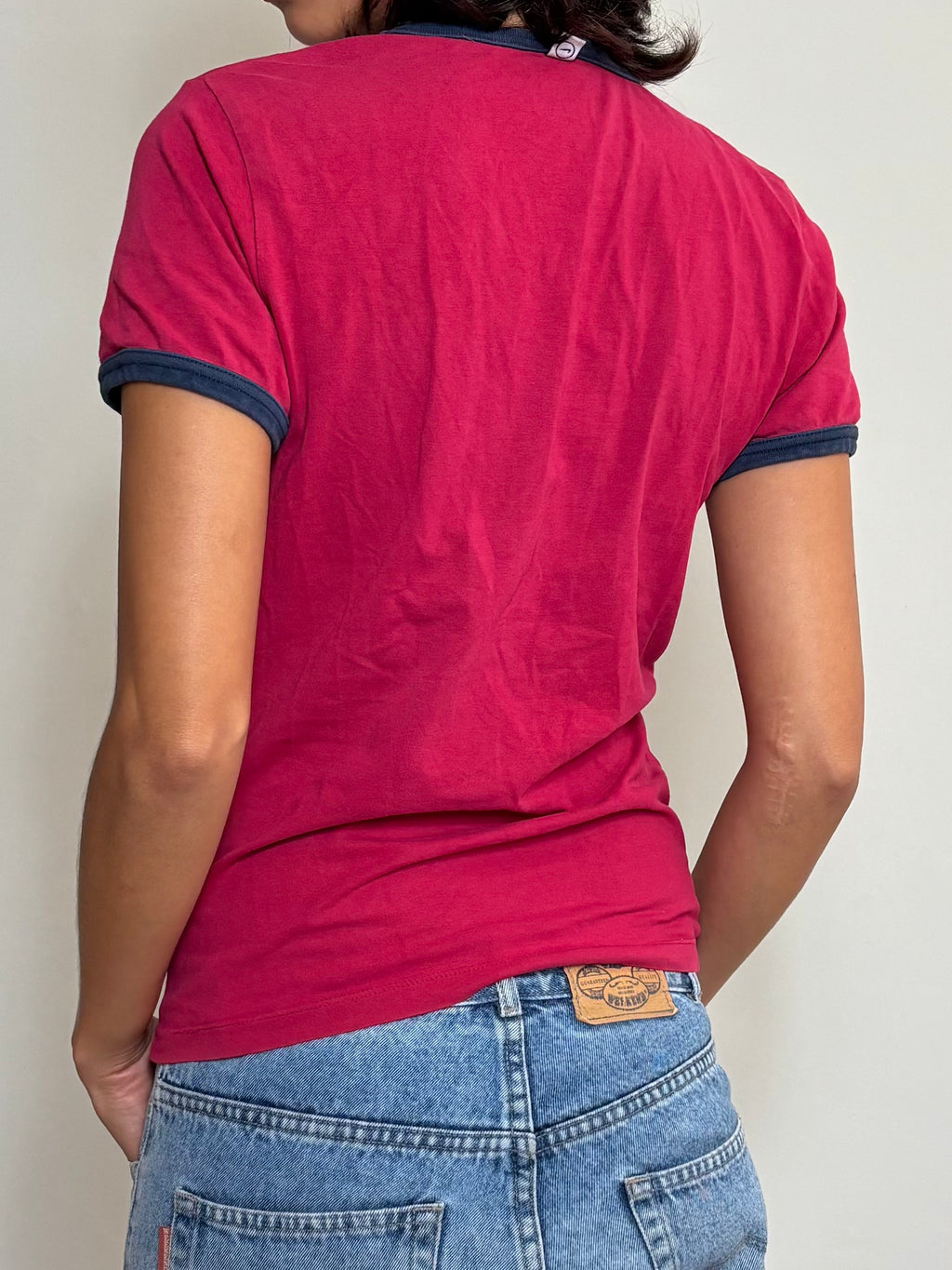 Y2K Red Nike Baby Tee (S)
