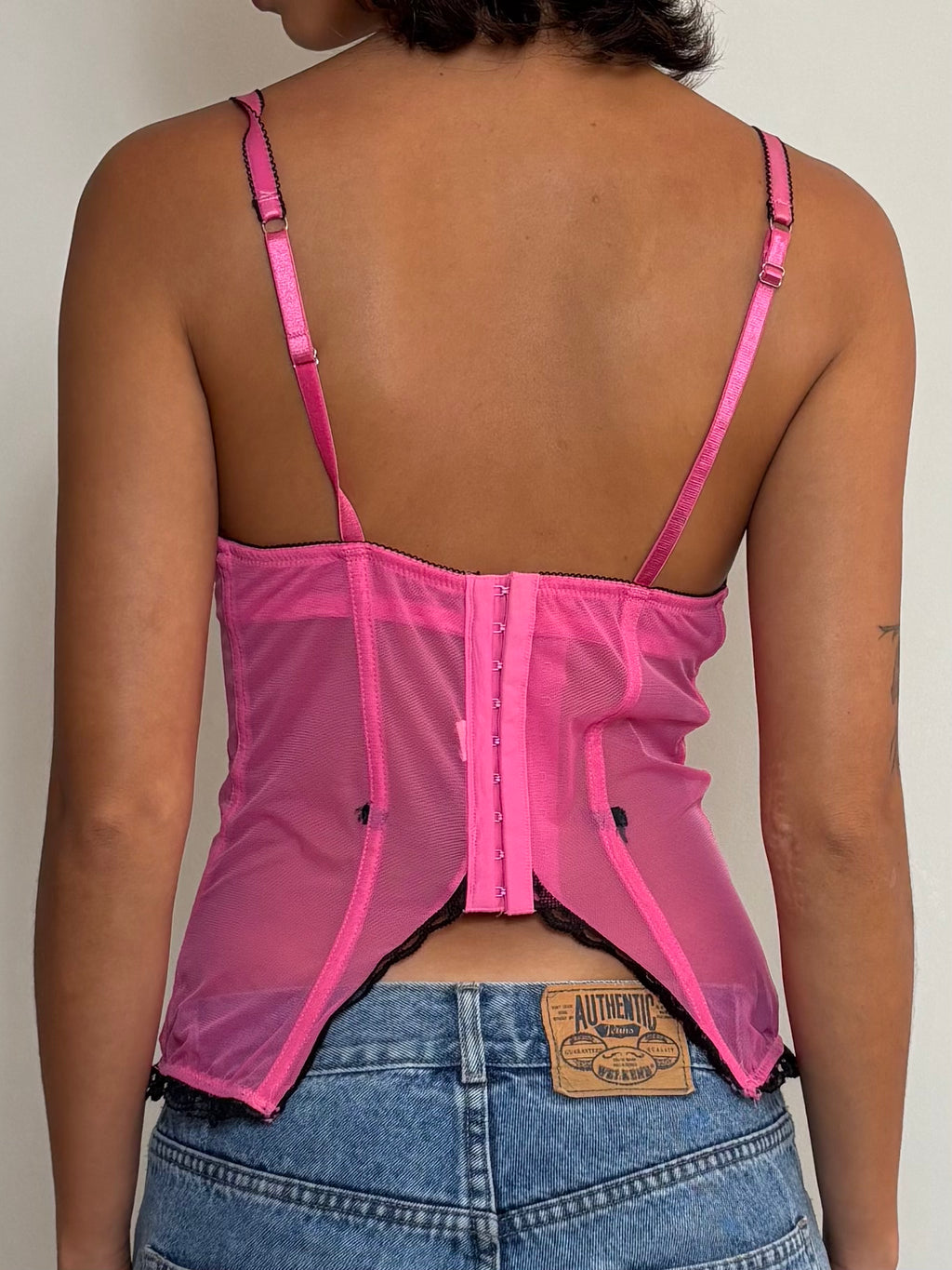 Y2K Pink corset (S)