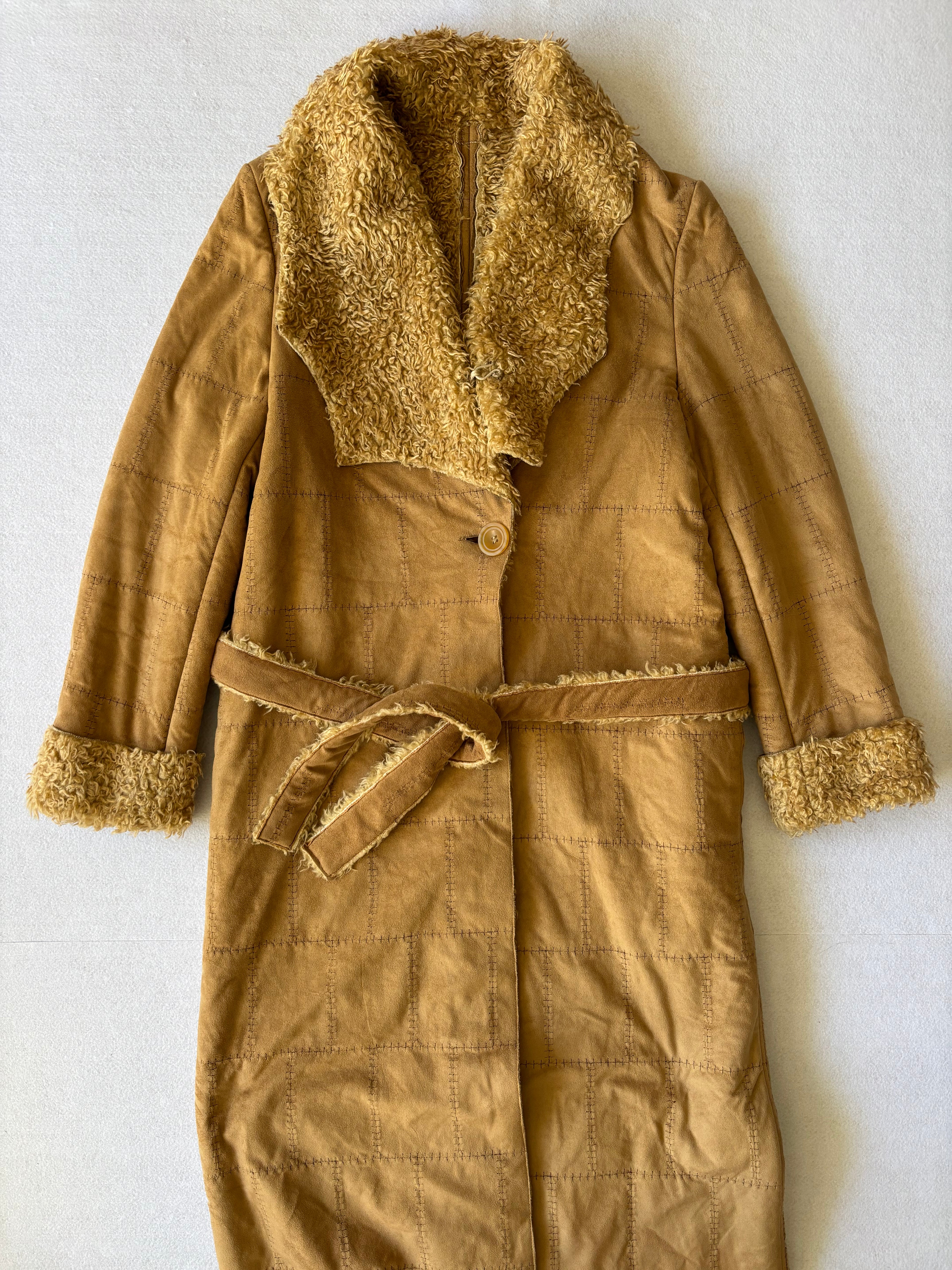Vintage Penny Lane Suede Coat (L)