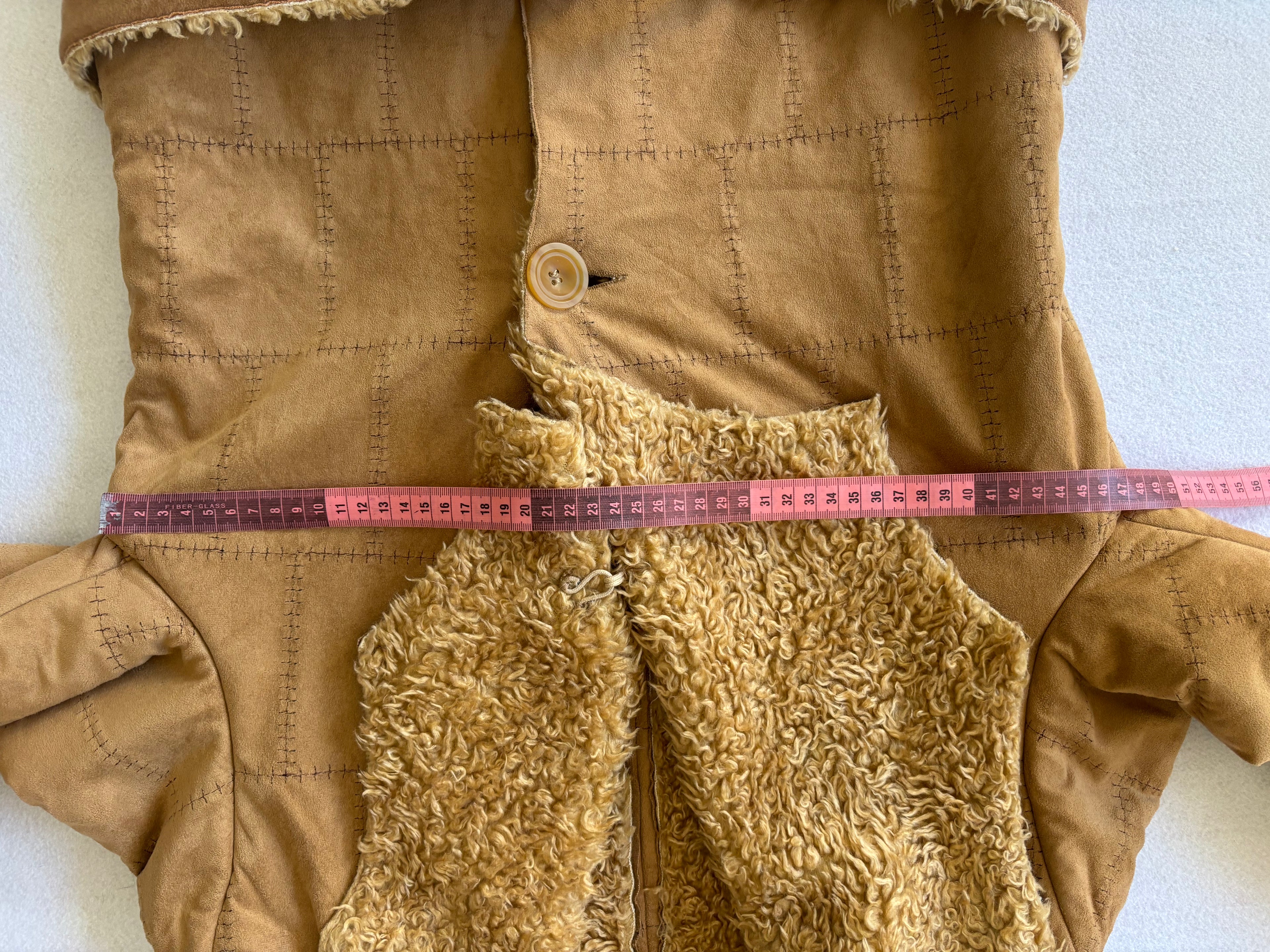 Vintage Penny Lane Suede Coat (L)