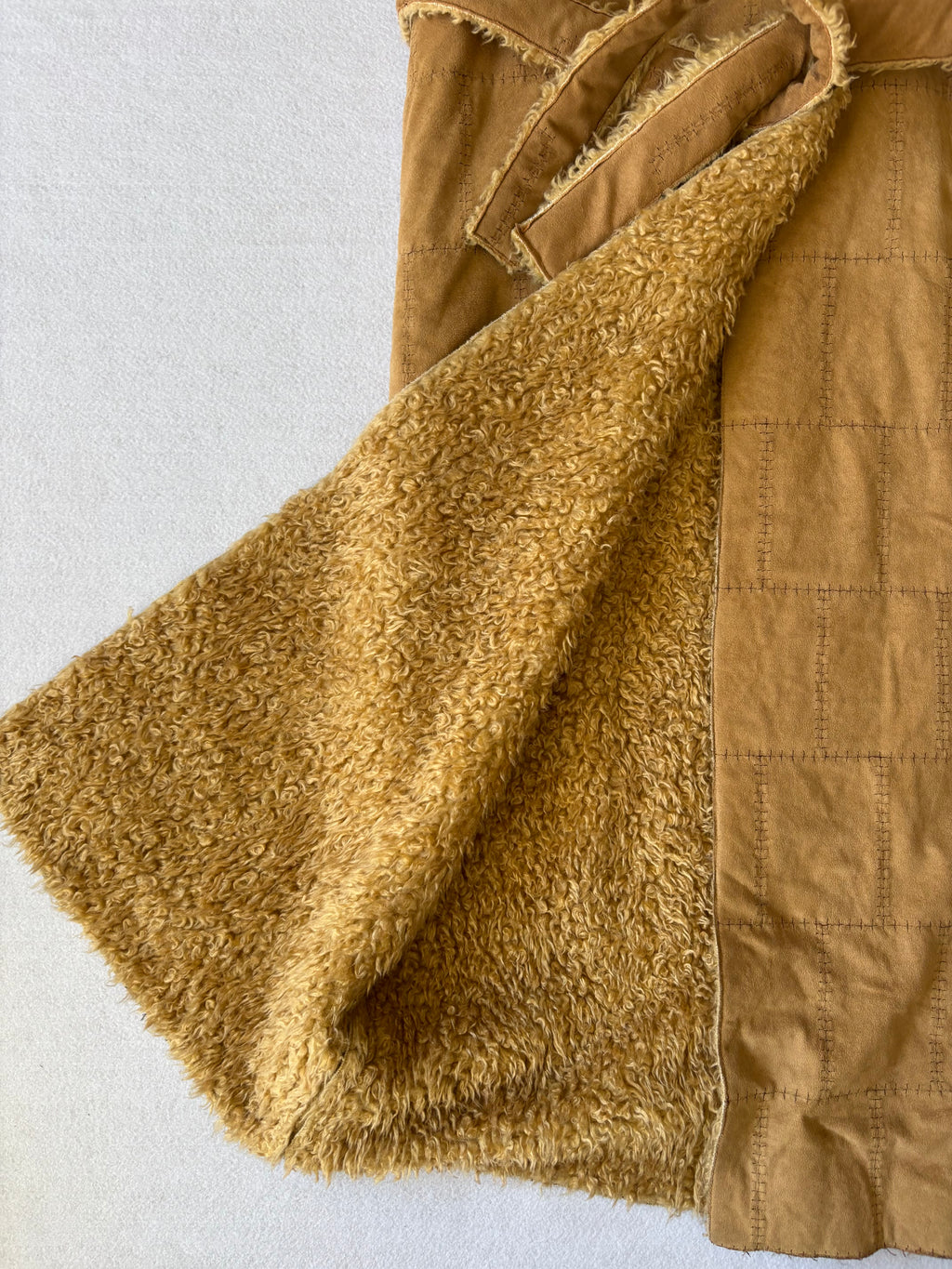Vintage Penny Lane Suede Coat (L)