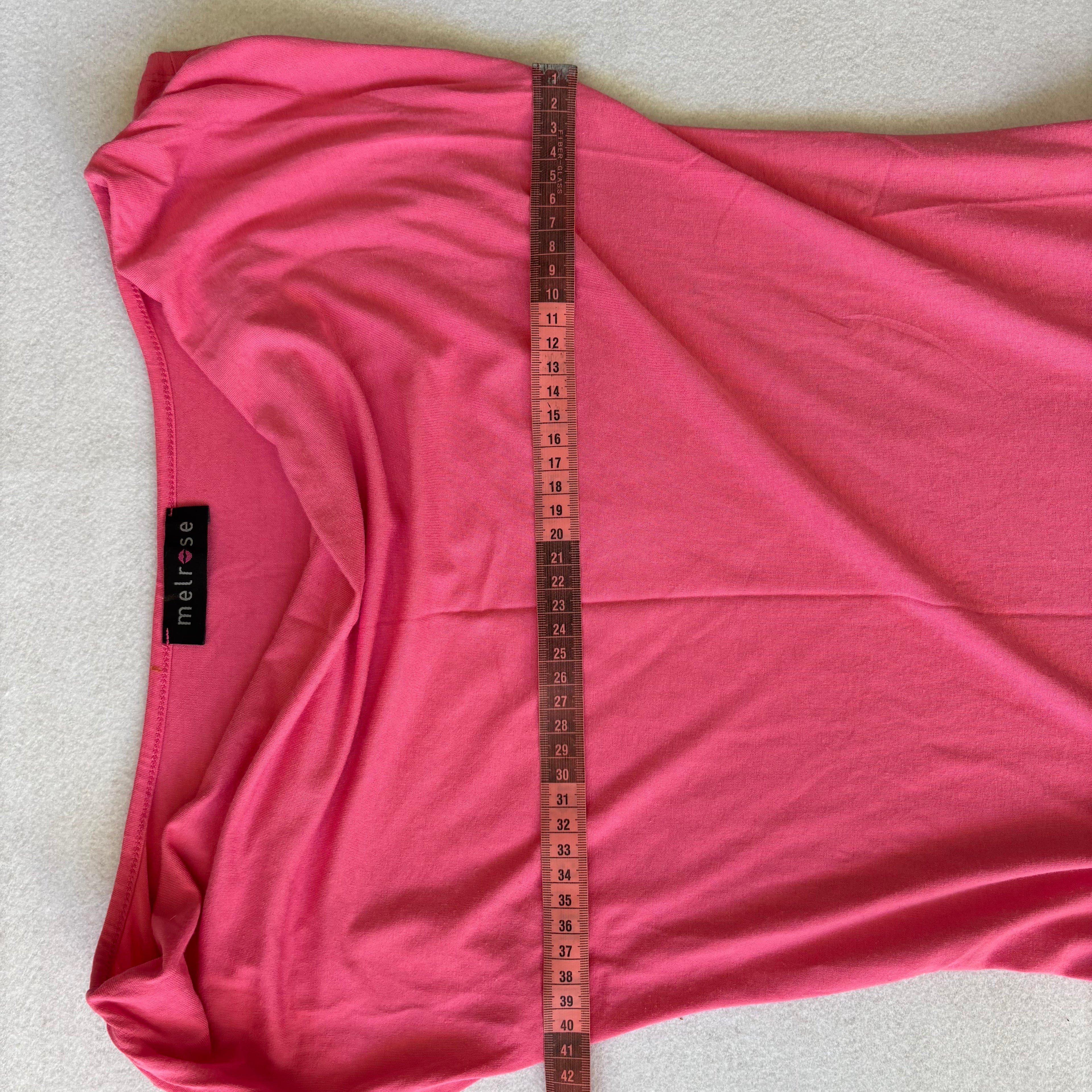 Y2K Hot Pink Off-Shoulder Mini Dress (M)