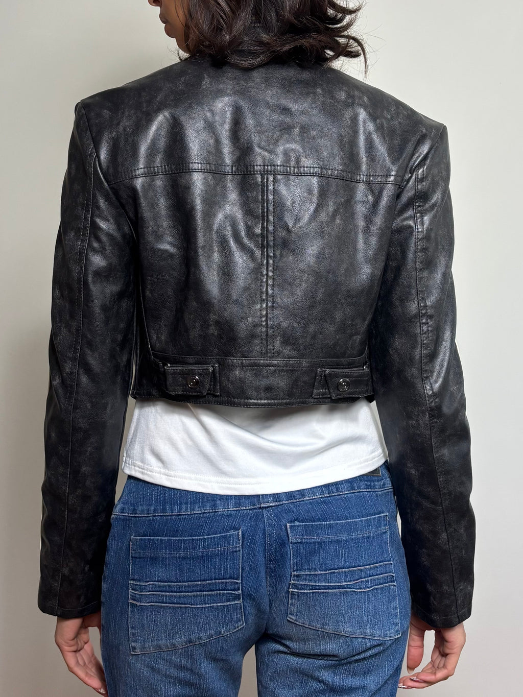 Bershka Cropped Racing Jacket (XS)