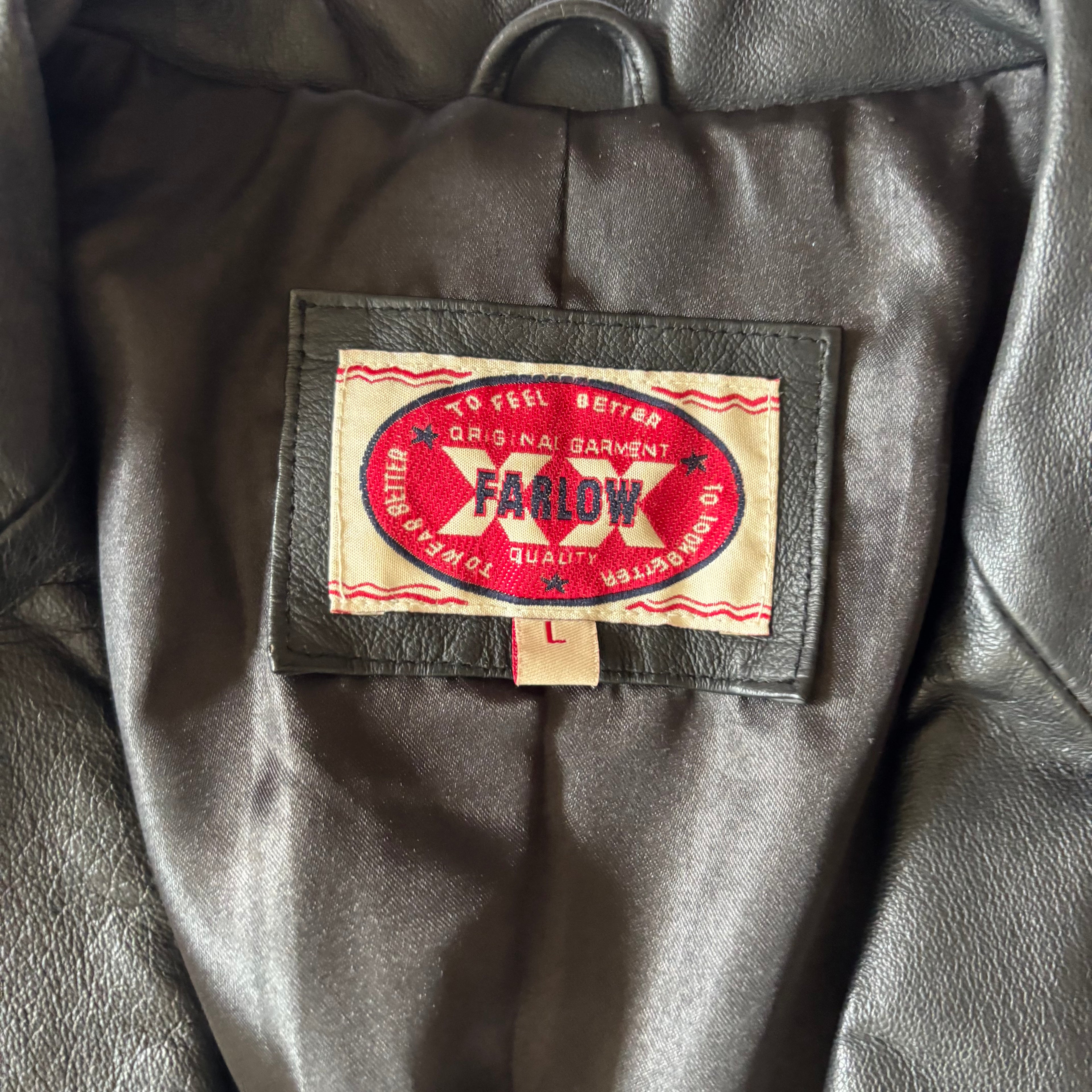 Vintage Black Leather Blazer (M)
