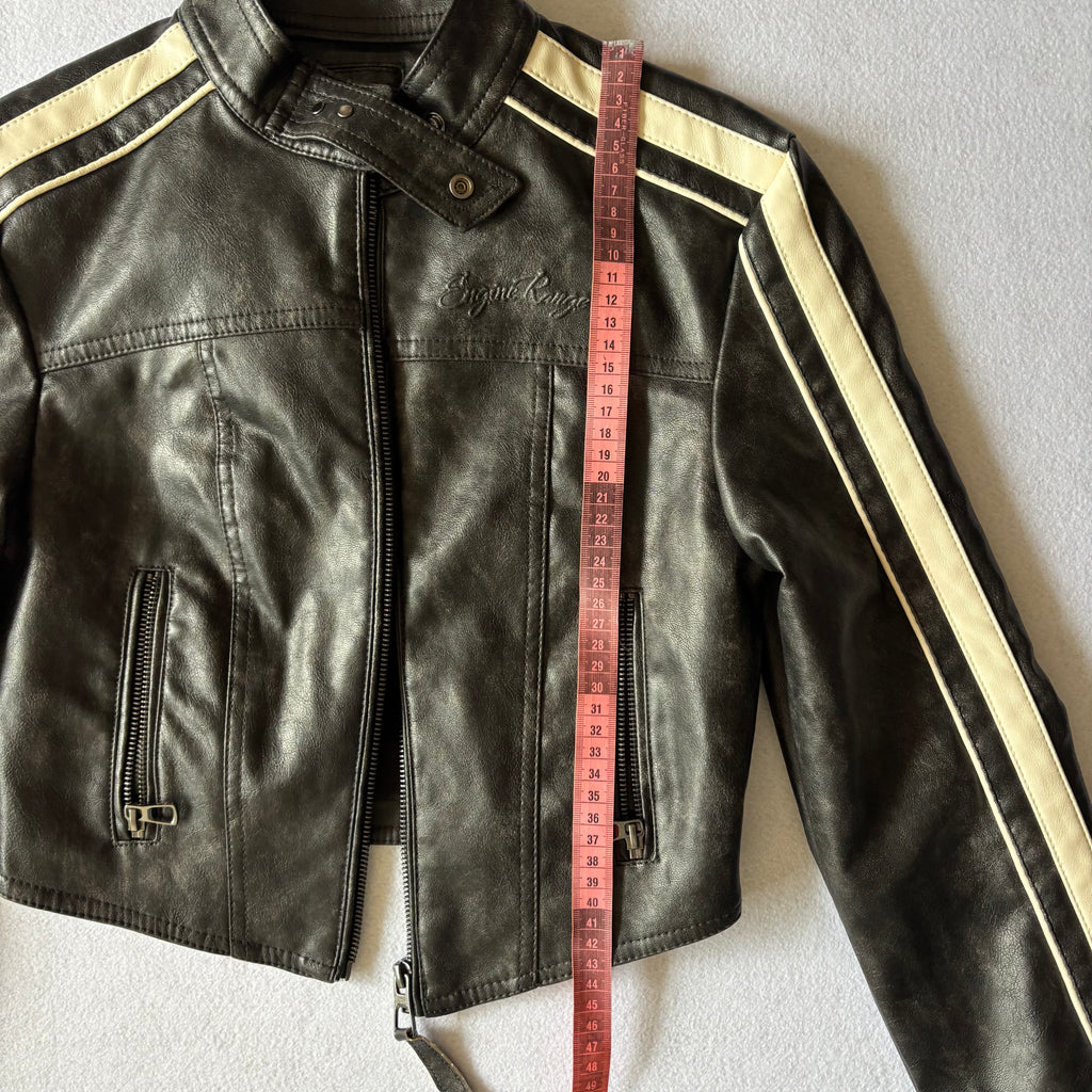 Bershka Cropped Racing Jacket (XS)