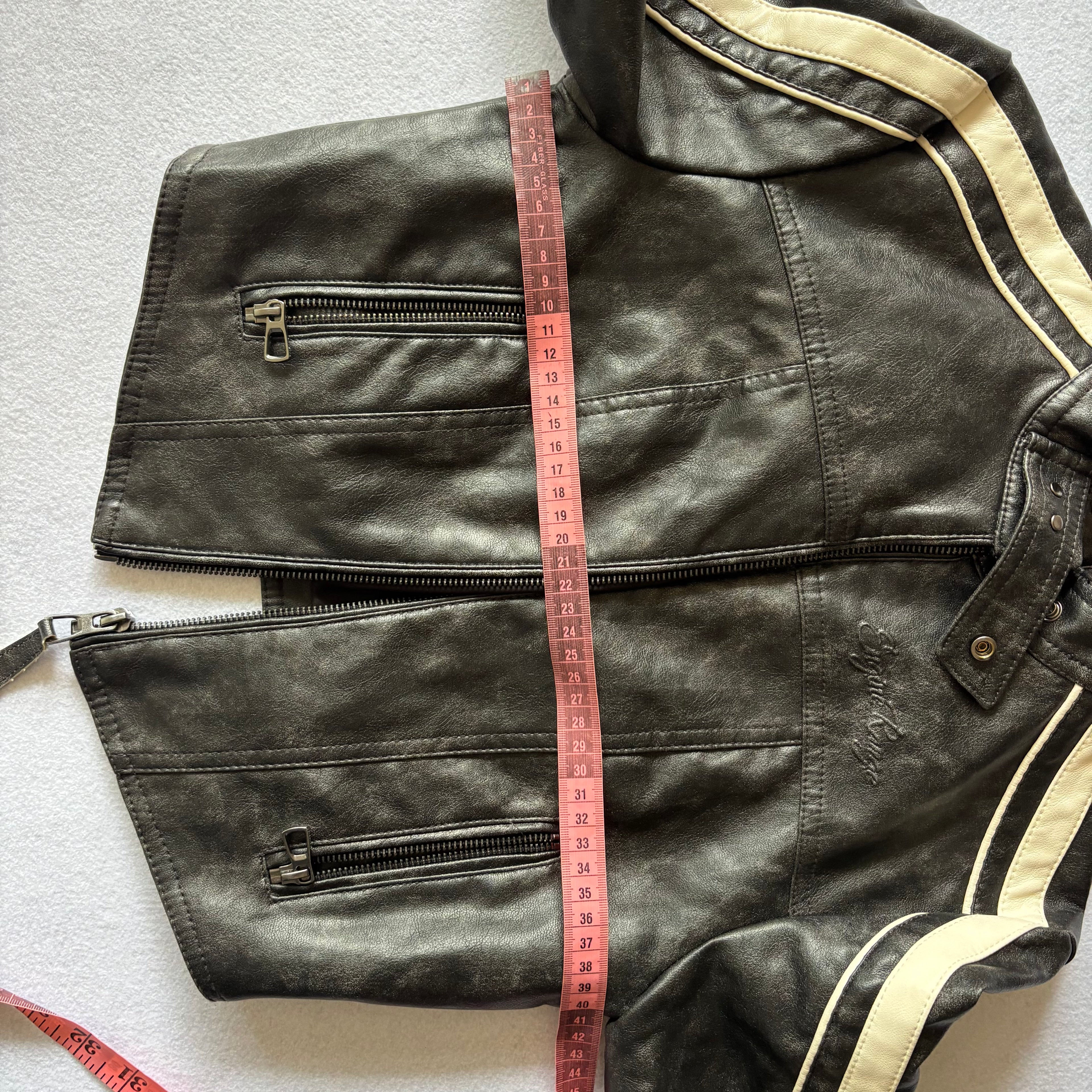 Bershka Cropped Racing Jacket (XS)