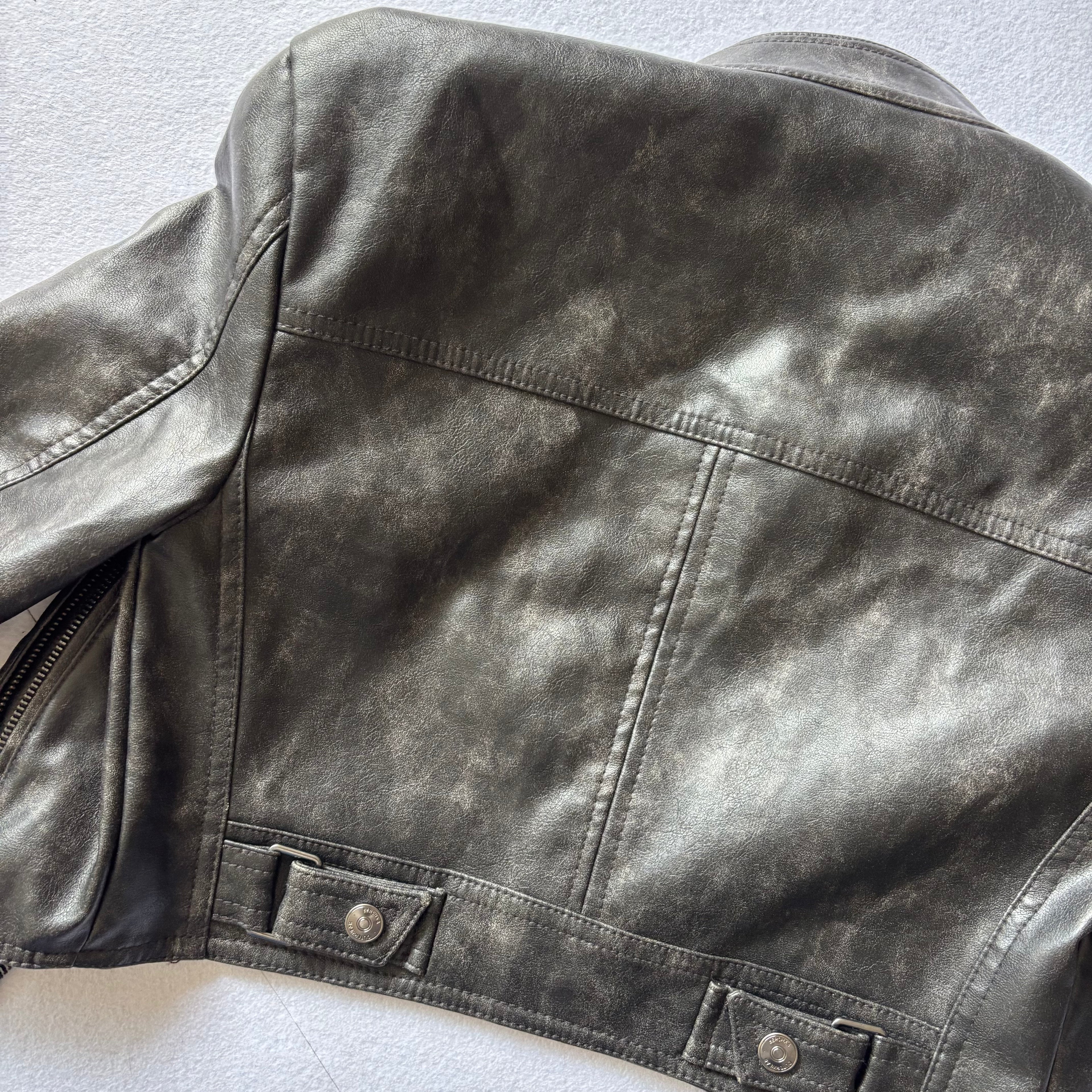Bershka Cropped Racing Jacket (XS)