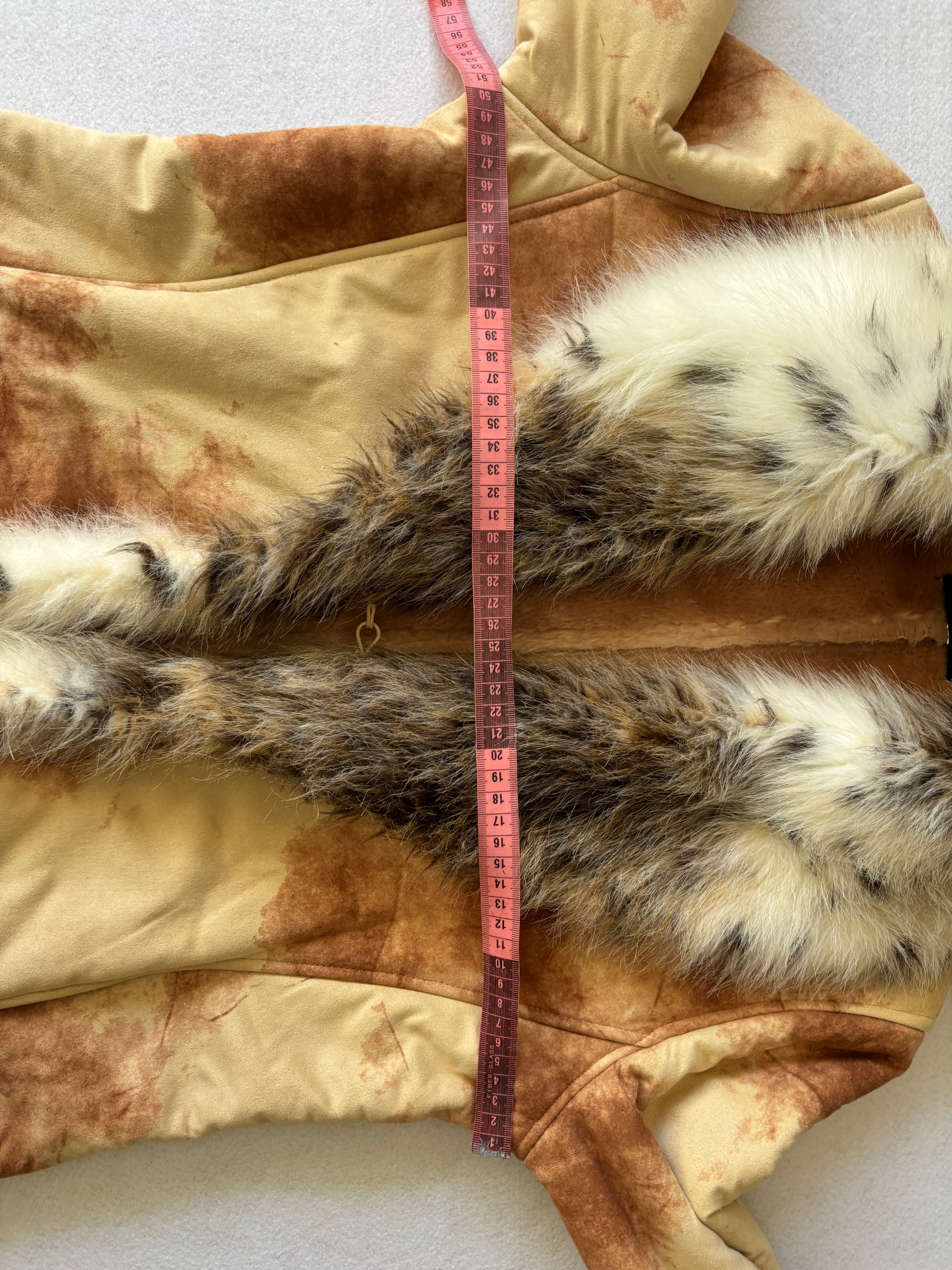Vintage Afghan Faux Fur Trim (M)