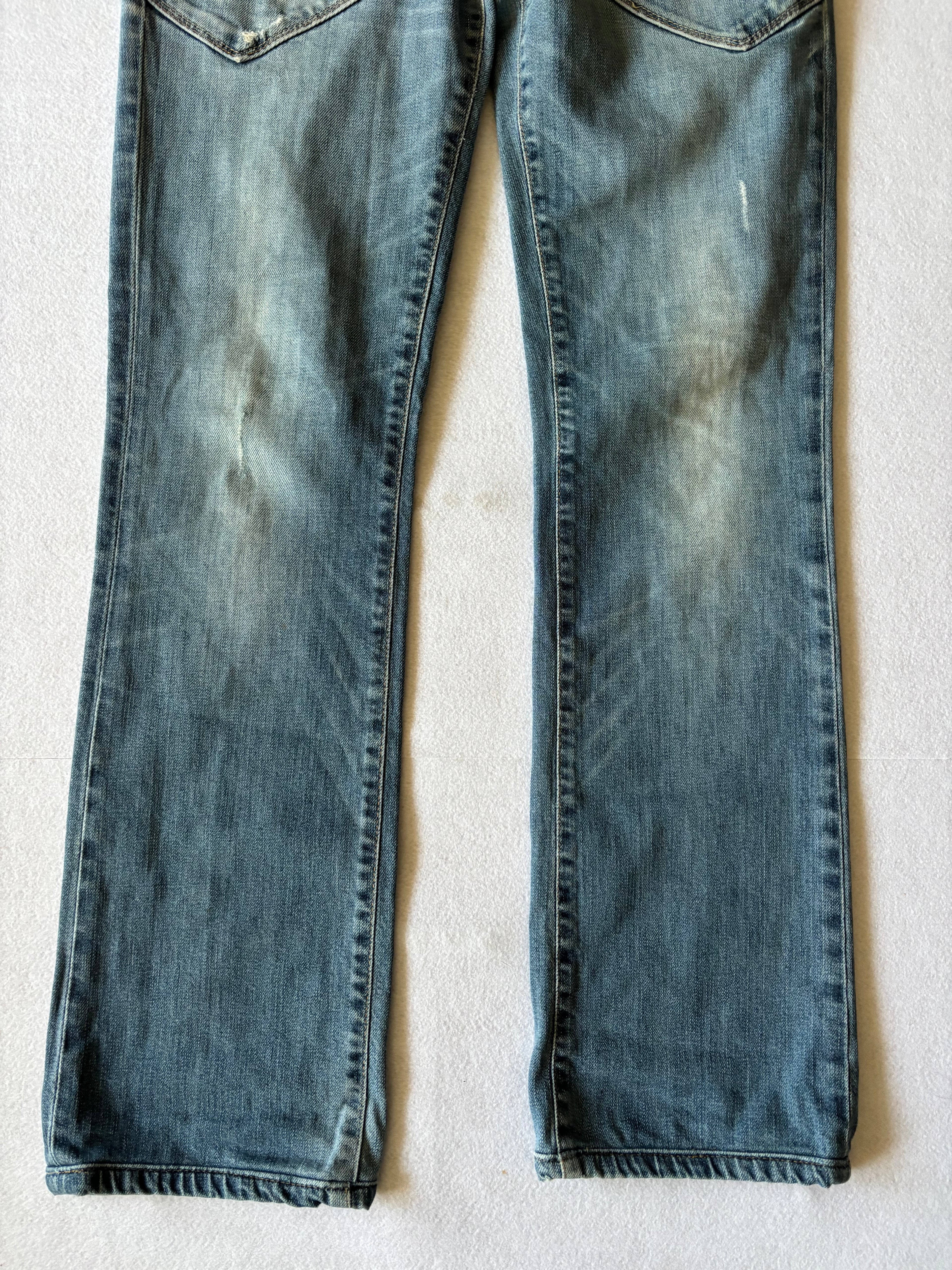 Y2K Low Rise Salsa Light Blue Jeans Pants (S)