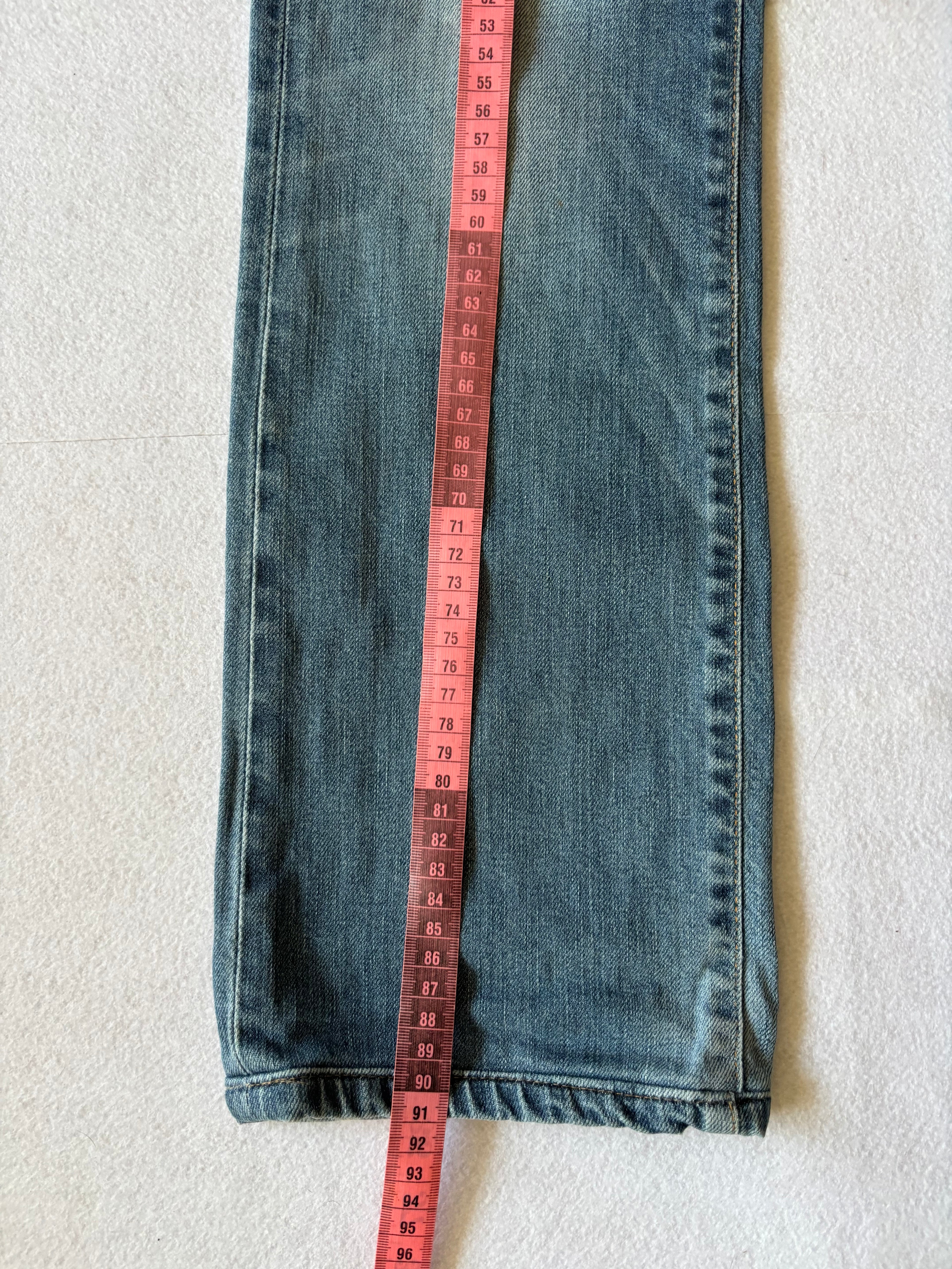 Y2K Low Rise Salsa Light Blue Jeans Pants (S)
