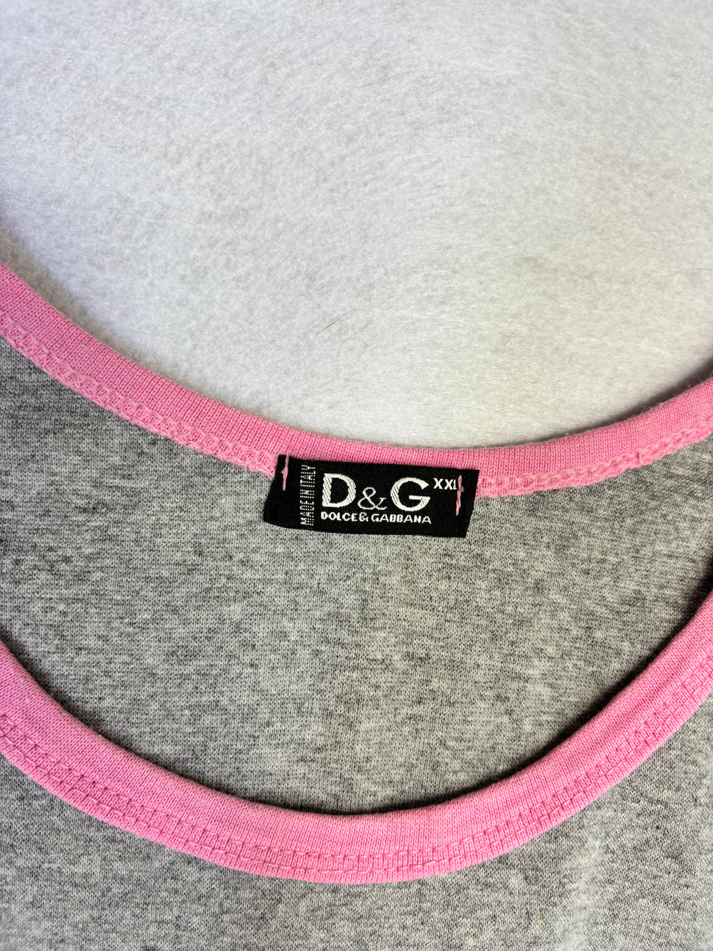 Dolce&Gabbana Grey and Pink Top (S/M)