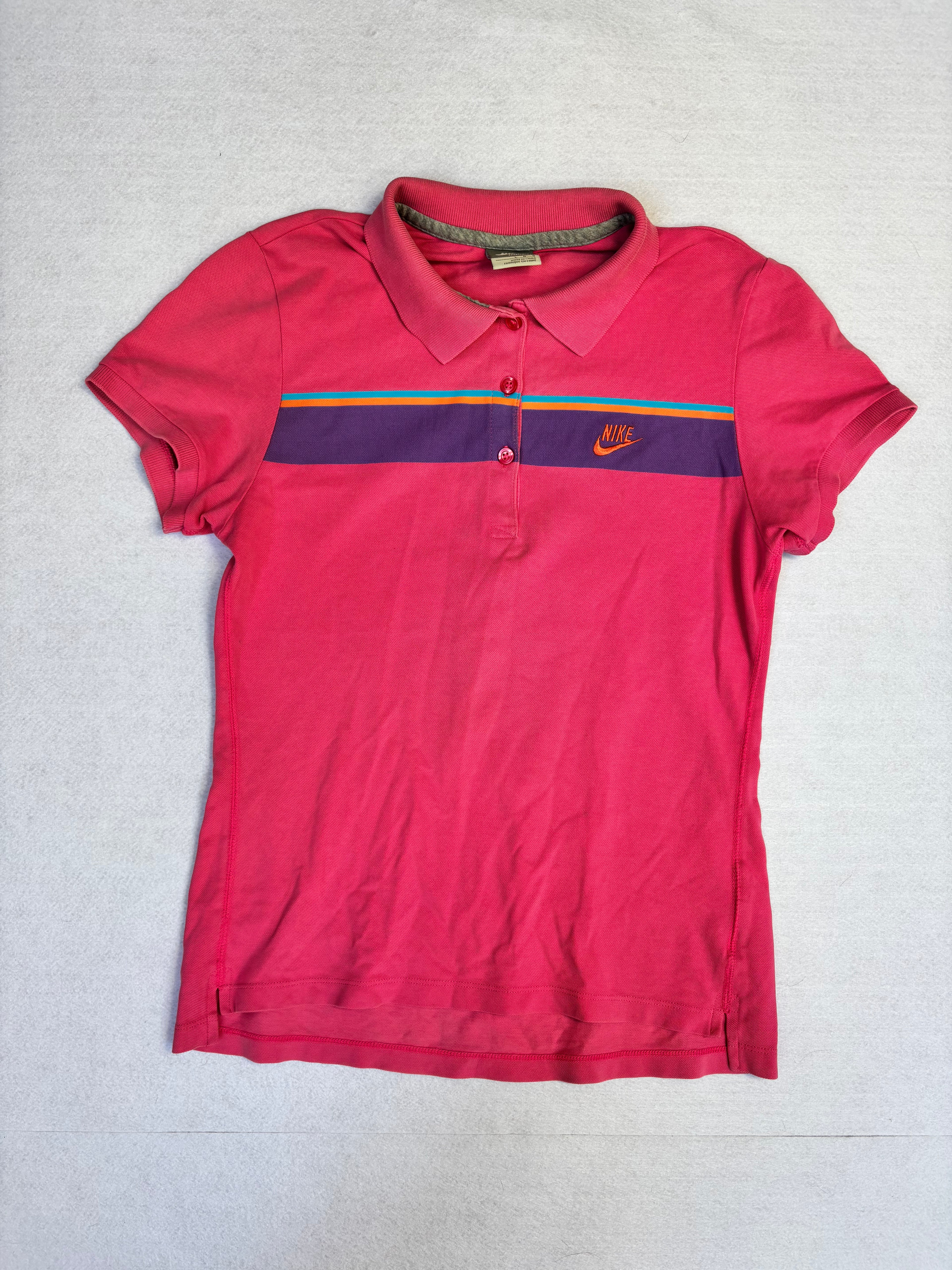 Y2K Pink Nike Polo (S)