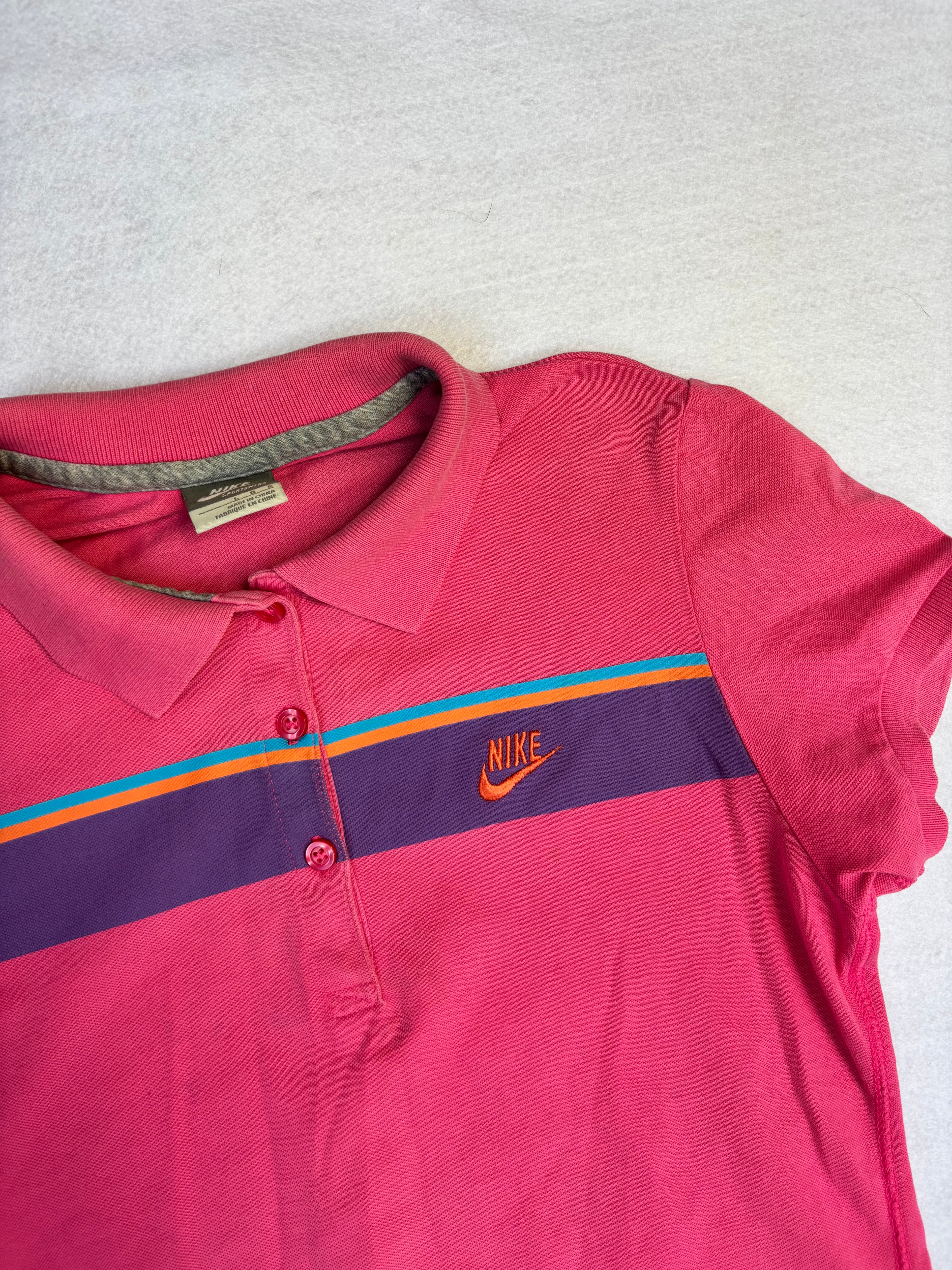 Y2K Pink Nike Polo (S)