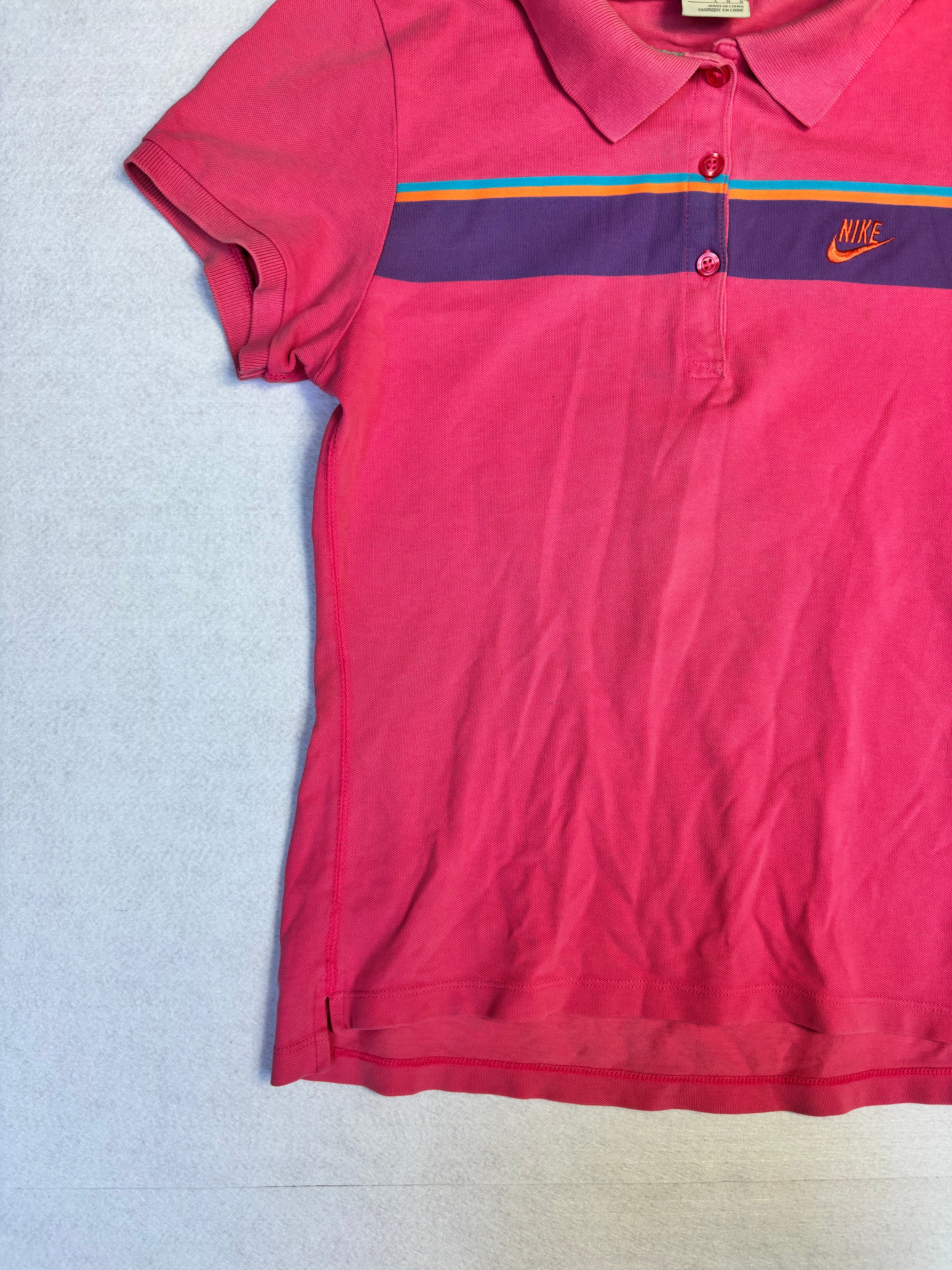 Y2K Pink Nike Polo (S)