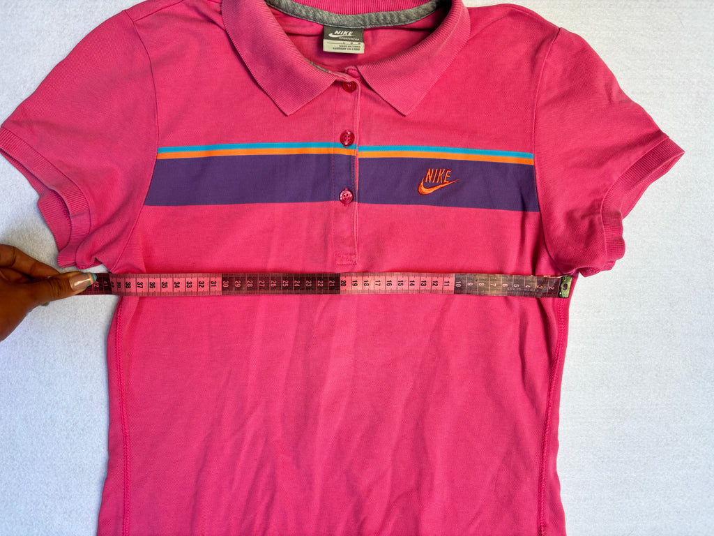 Y2K Pink Nike Polo (S)