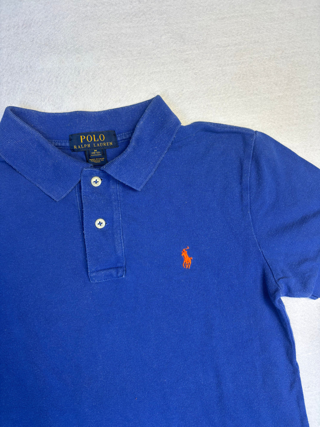 Vintage Ralph Lauren Blue Polo Shirt (S)