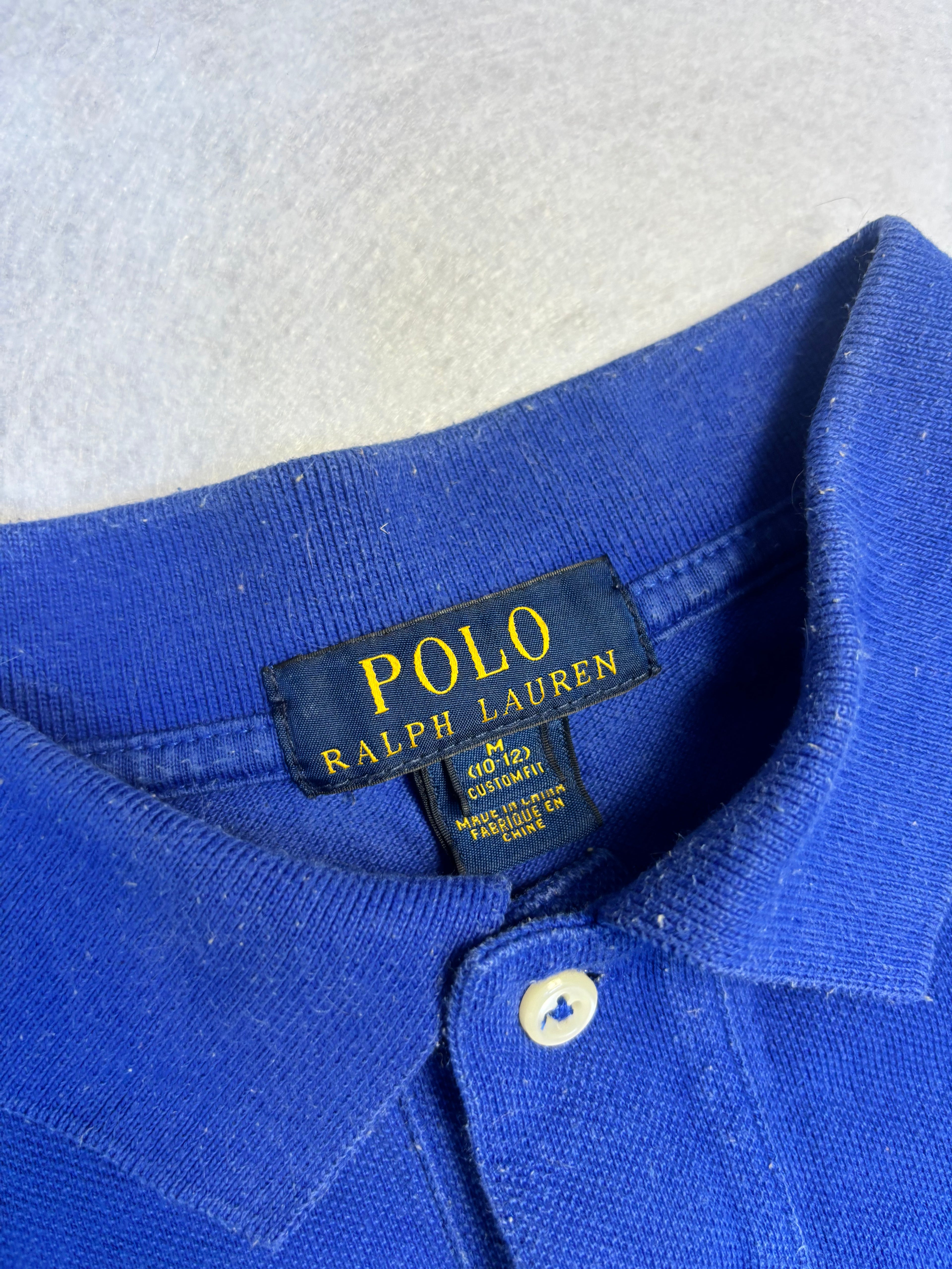 Vintage Ralph Lauren Blue Polo Shirt (S)