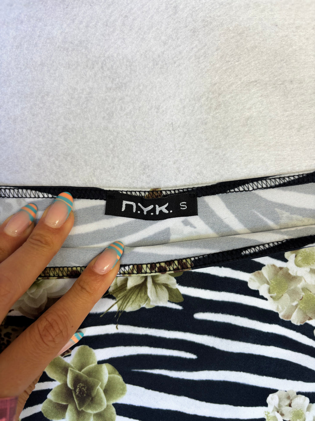 Zebra Midi Skirt (XS/S)