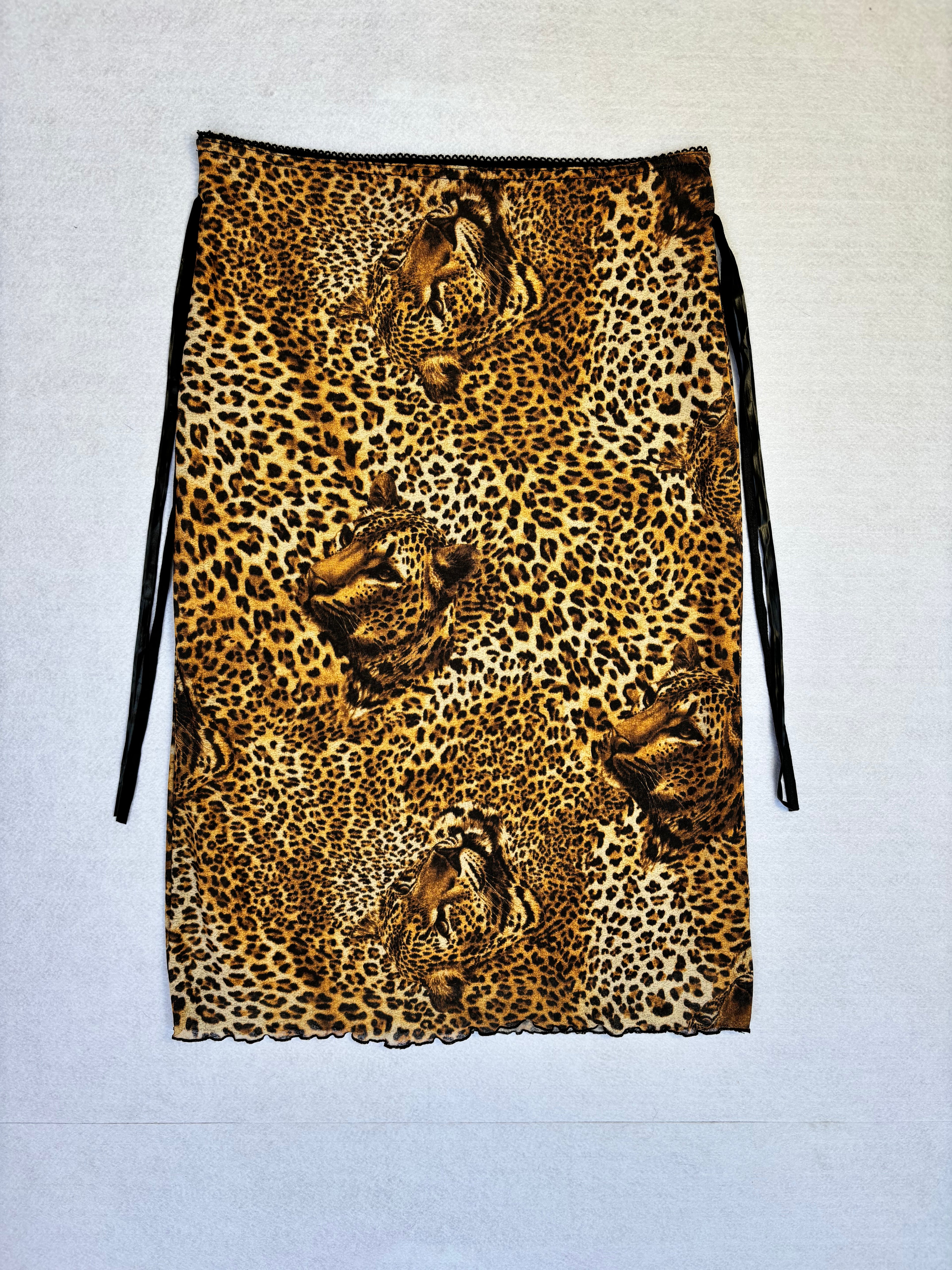 Animal Print Midi Skirt 1