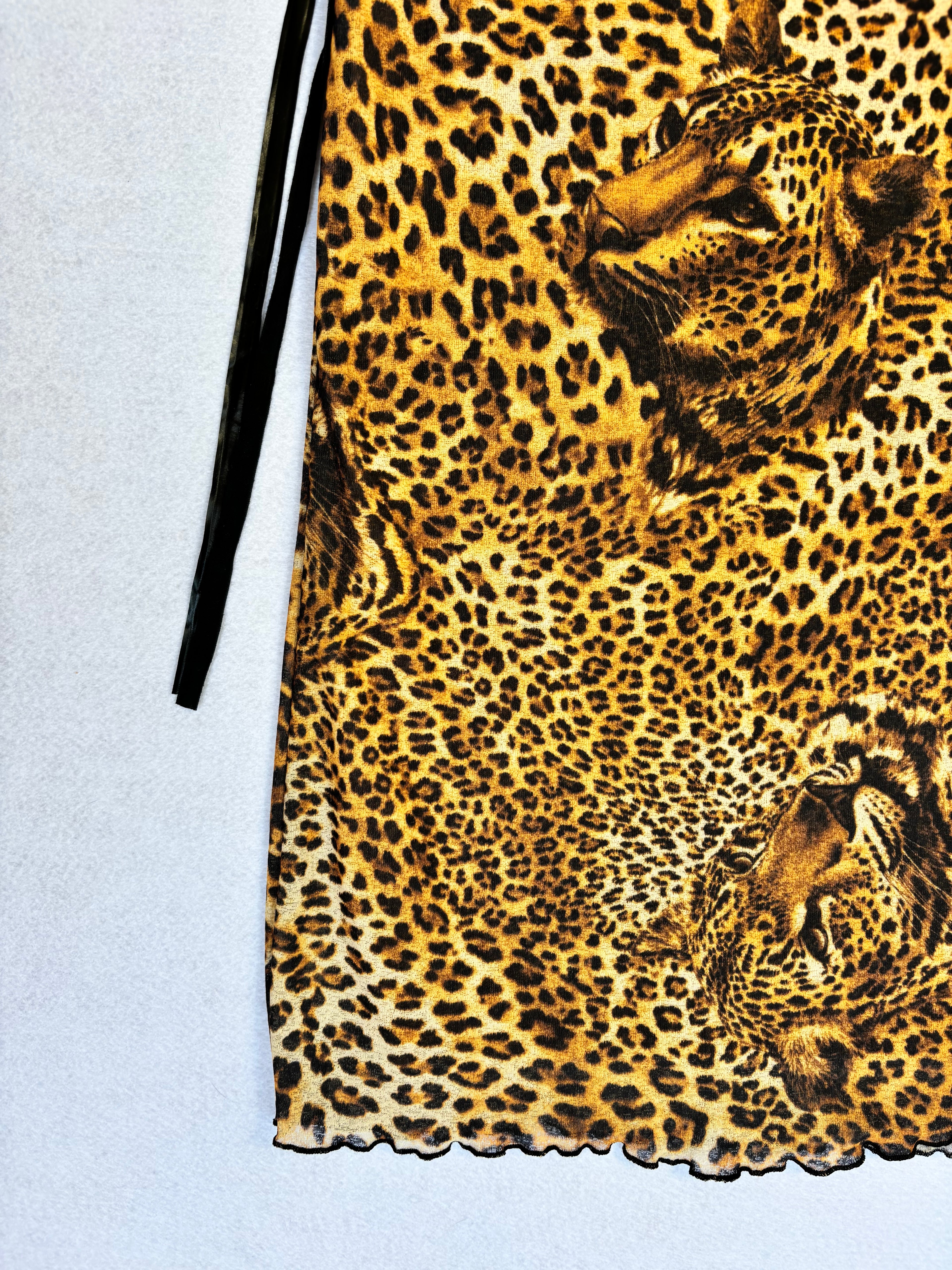Animal Print Midi Skirt 1