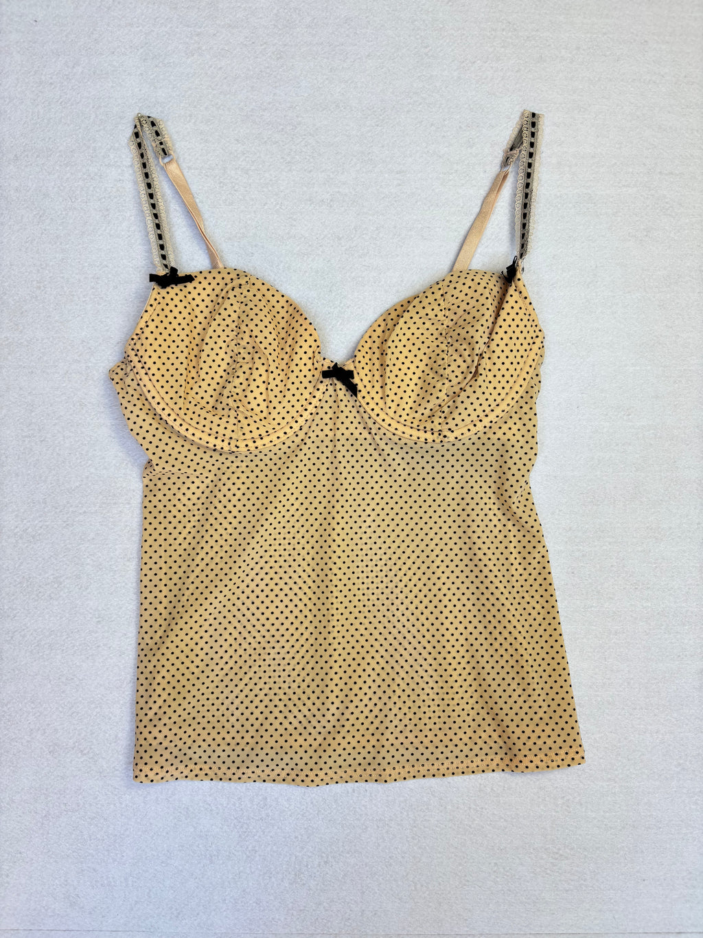 Vintage Y2K Polka Dot Cami Top (M)