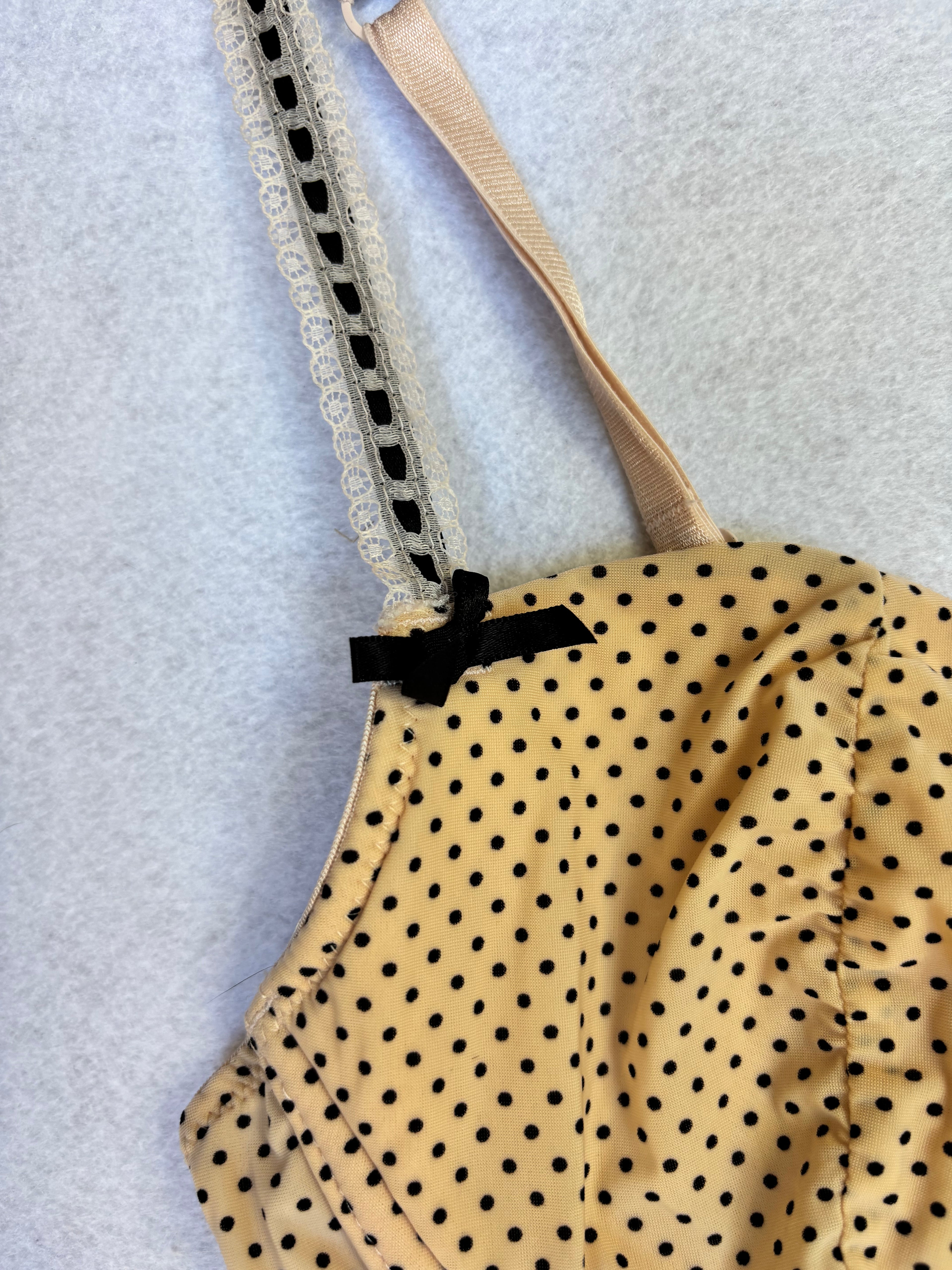 Vintage Y2K Polka Dot Cami Top (M)