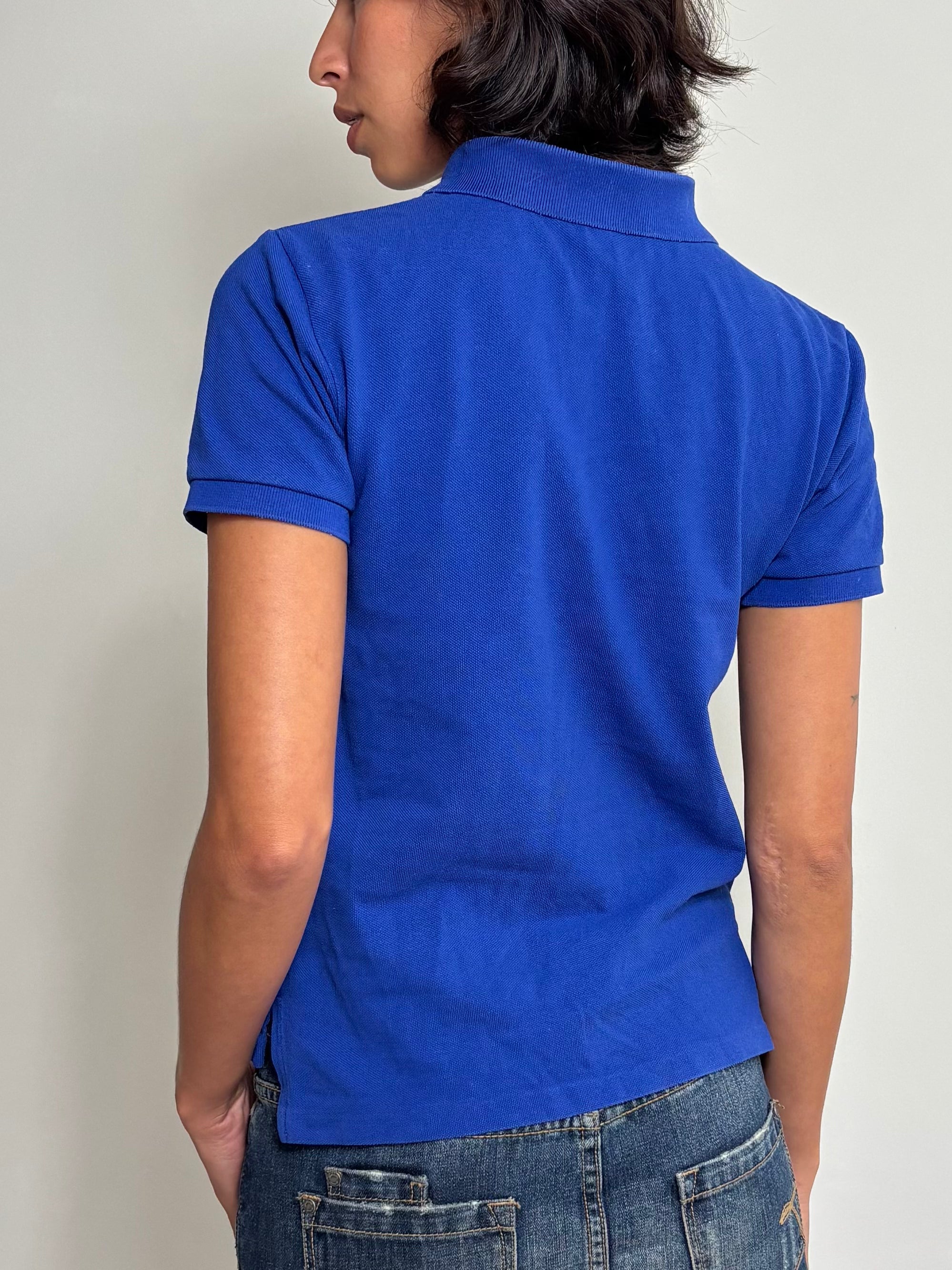 Vintage Ralph Lauren Blue Polo Shirt (S)