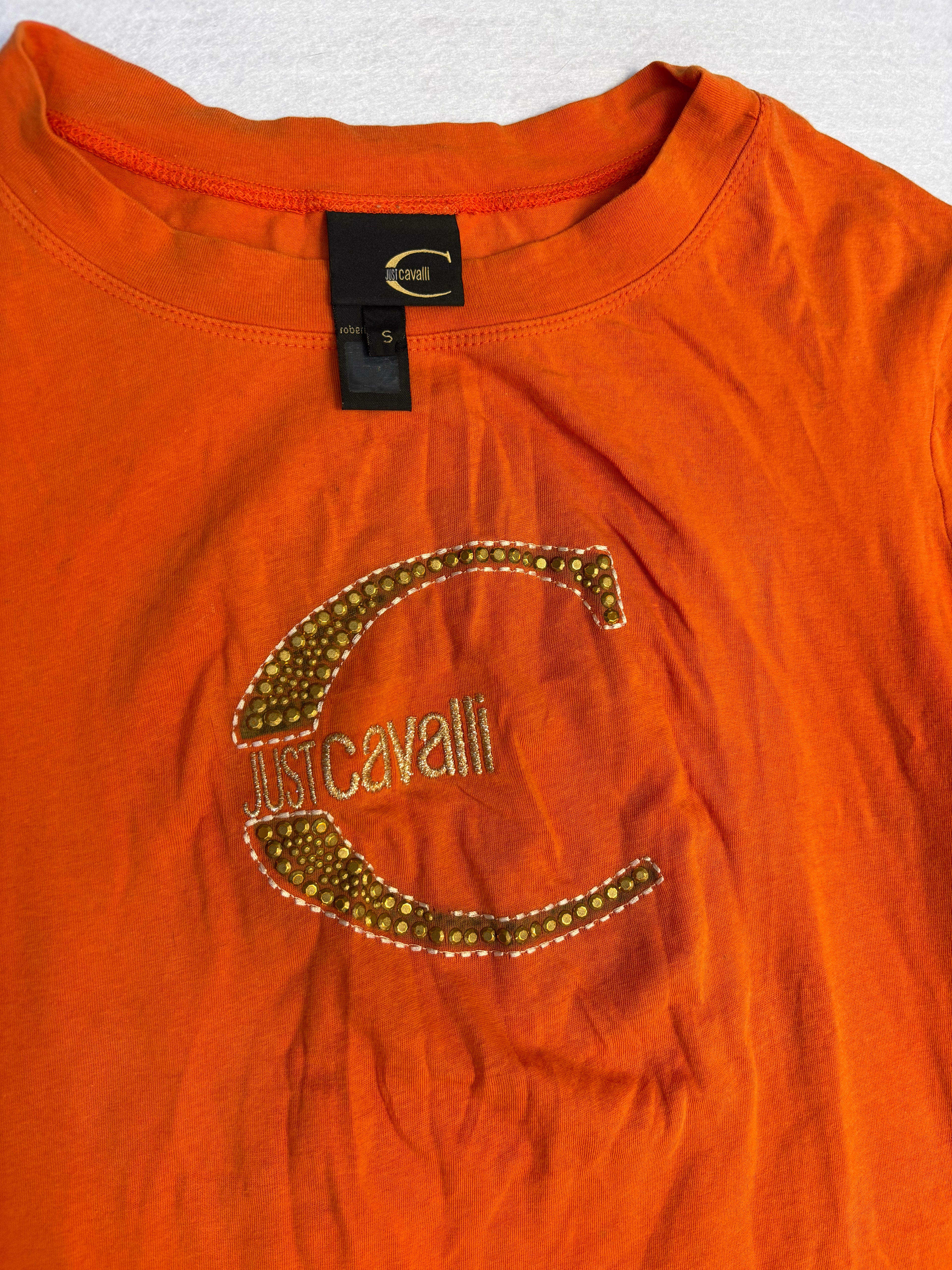 T- shirt Just Cavalli laranja (S)