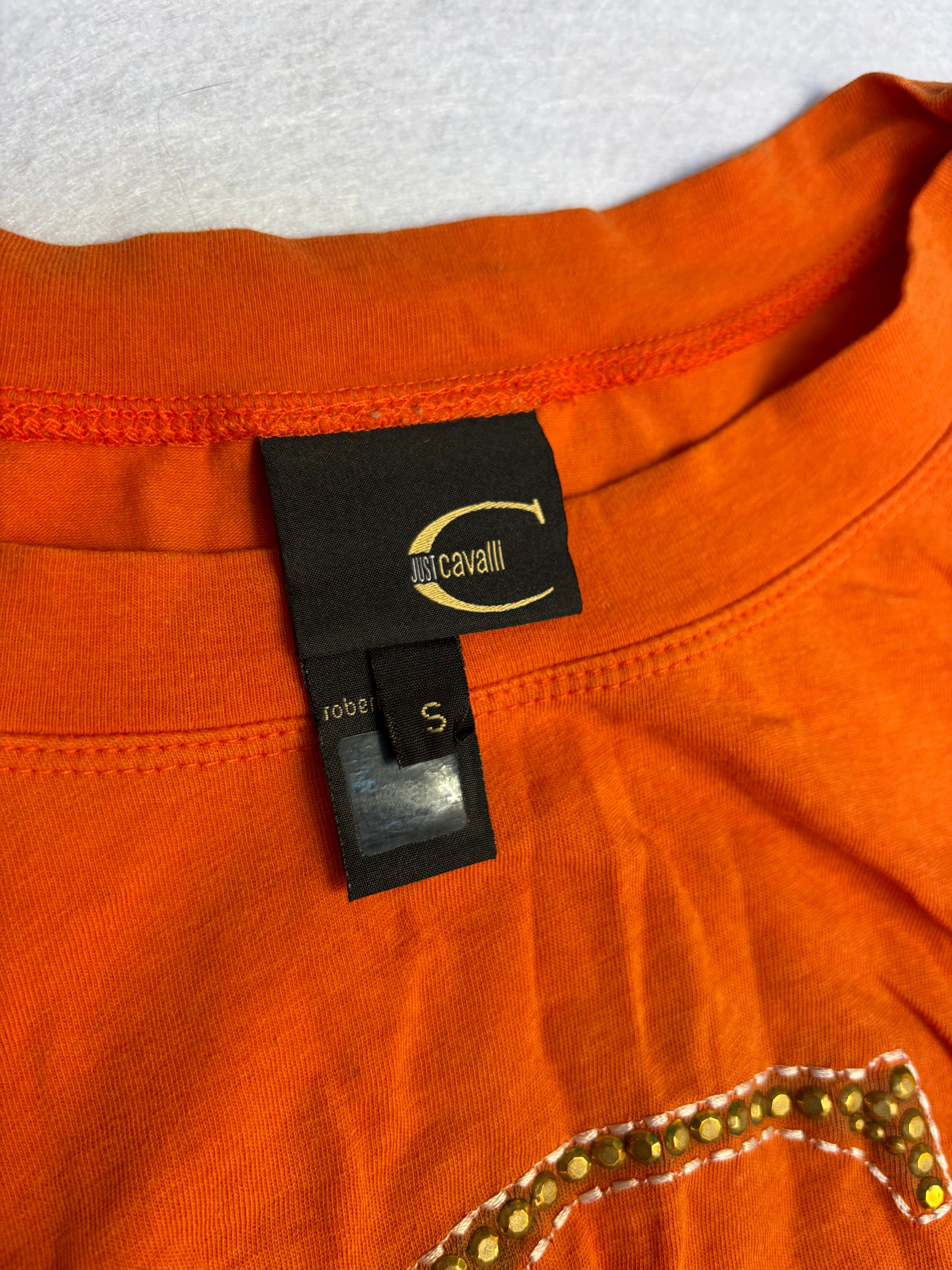 T- shirt Just Cavalli laranja (S)