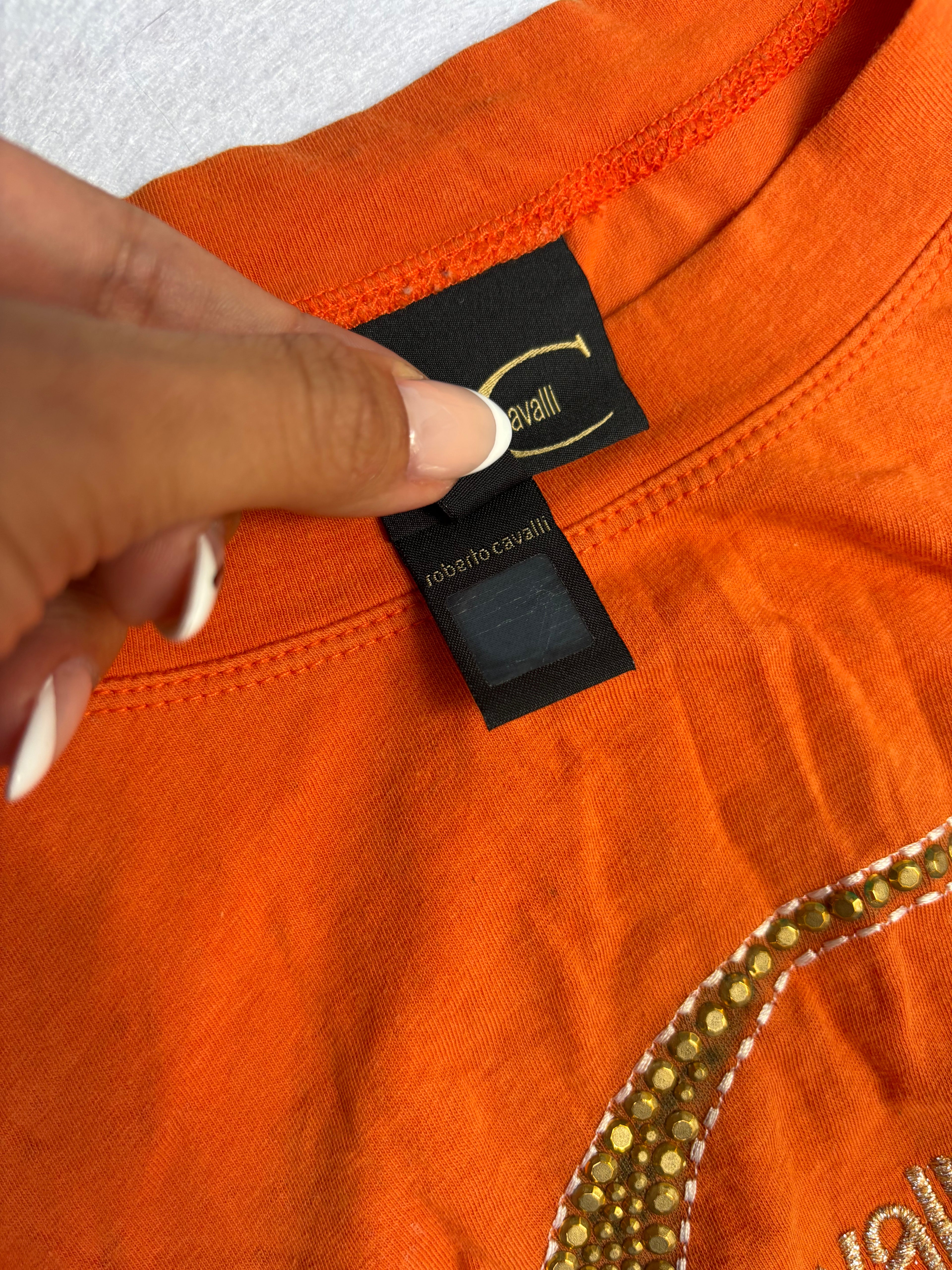 T- shirt Just Cavalli laranja (S)