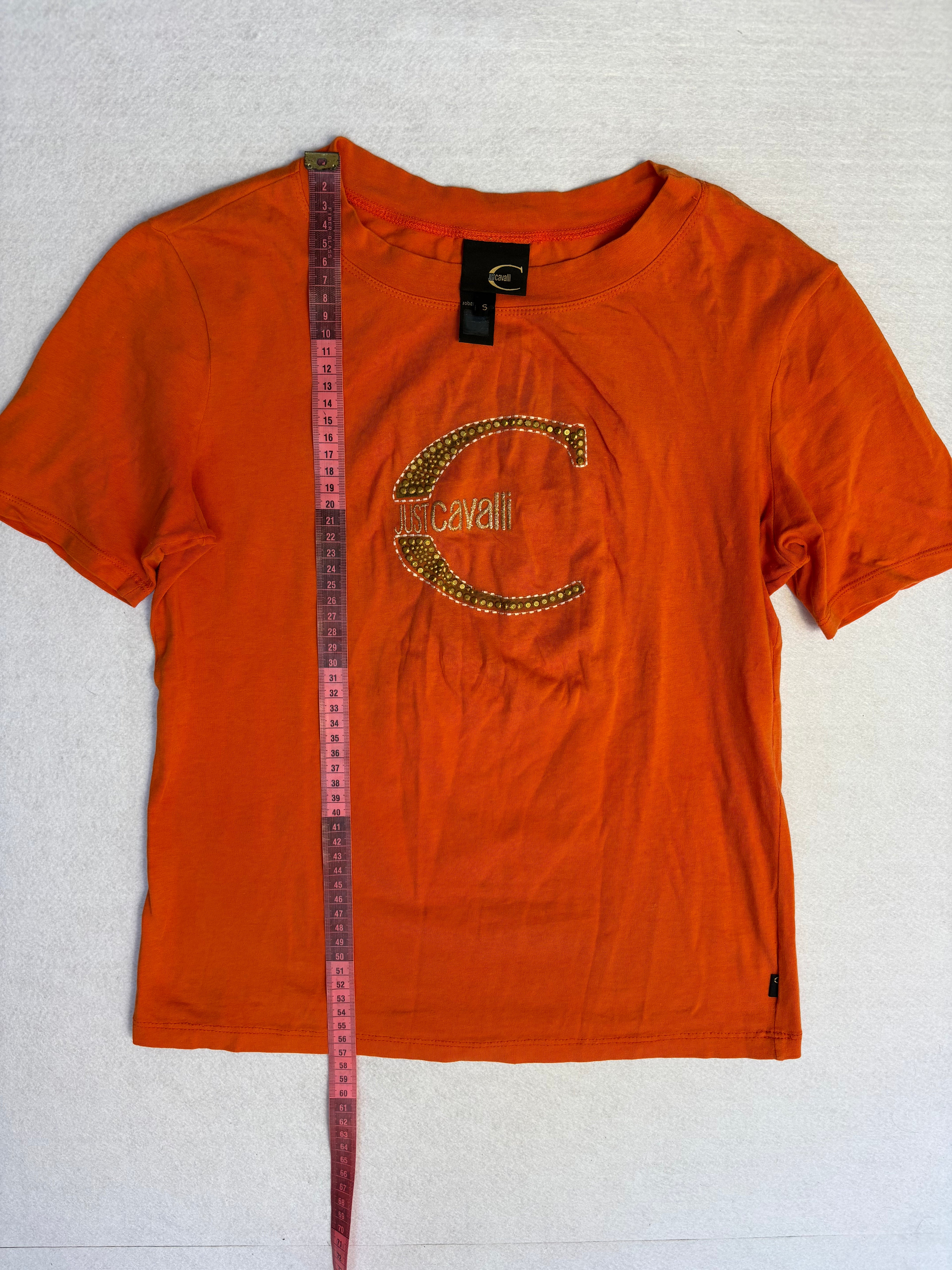 T- shirt Just Cavalli laranja (S)