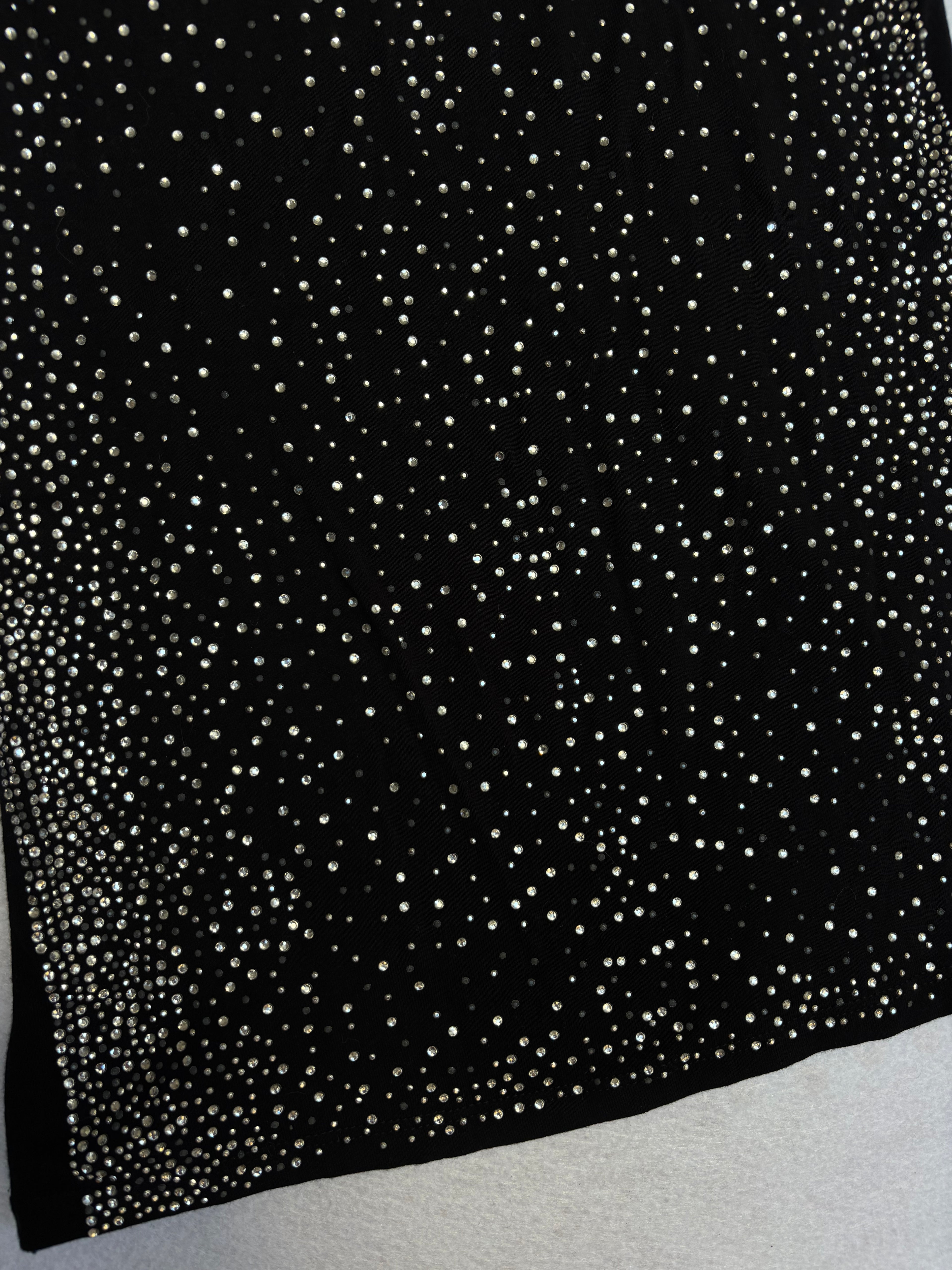Roberto Cavalli Black Sequined Top (S)