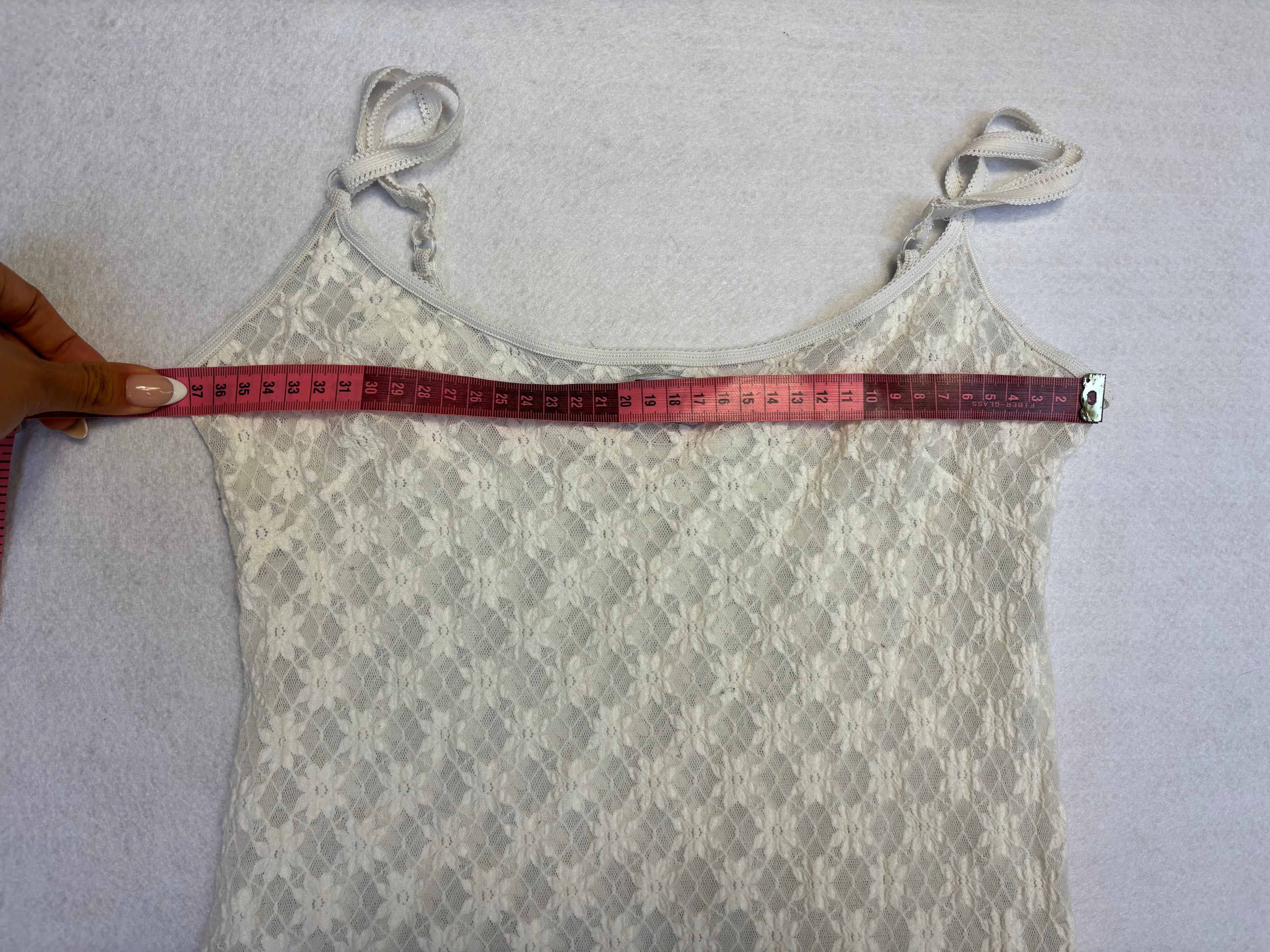 Dolce&Gabbana White Lace Top (S)