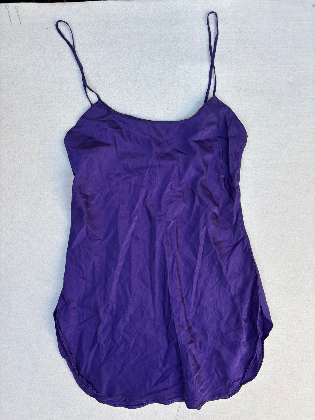 90s Vintage Victoria’s Secret Purple Silk Slip (S)