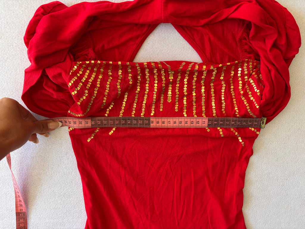 Y2K Brand New Off-the-Shoulder Red Top (S)