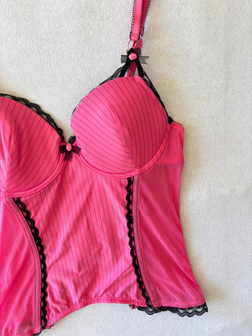 Y2K Pink corset (S)