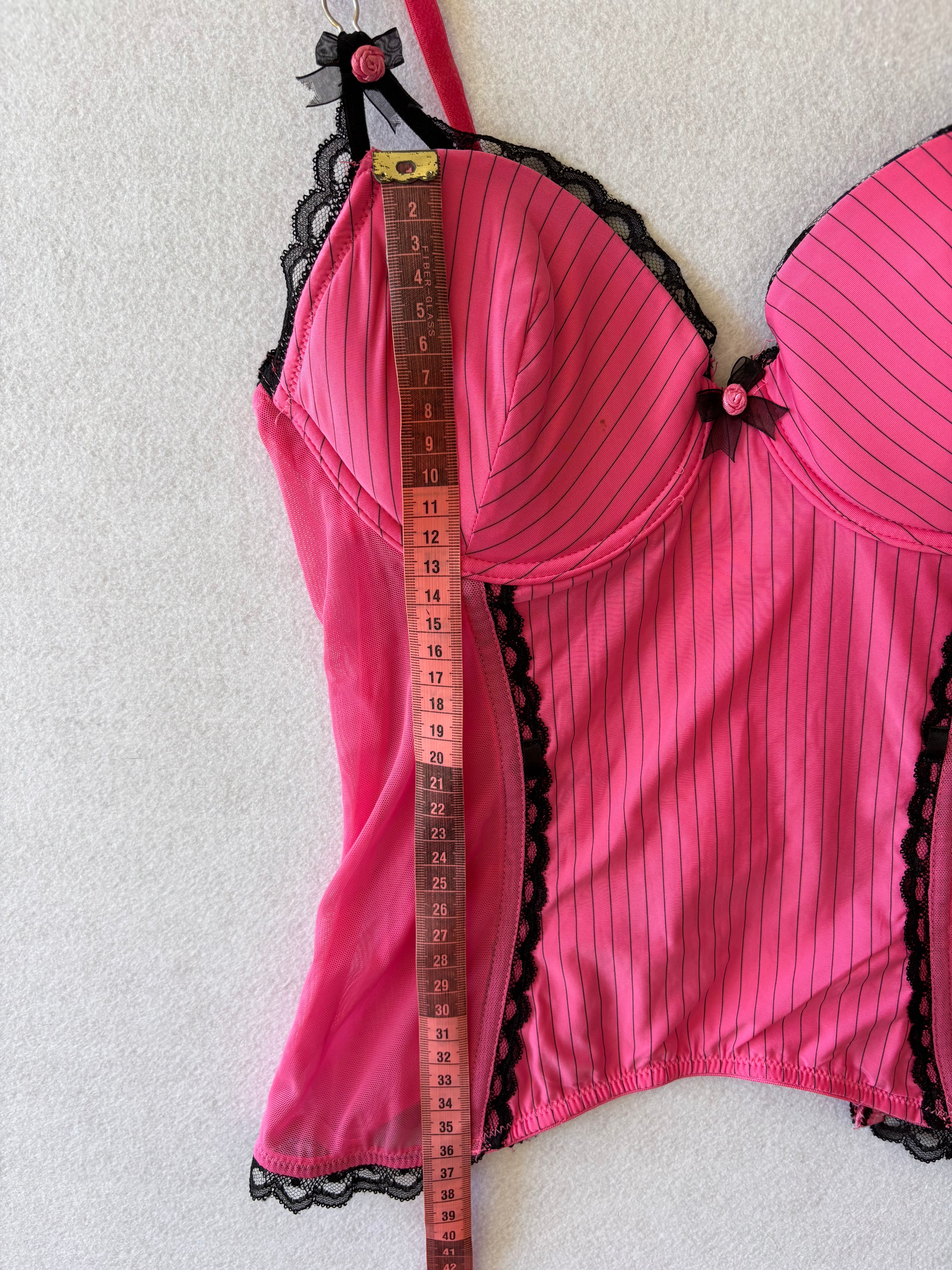 Y2K Pink corset (S)