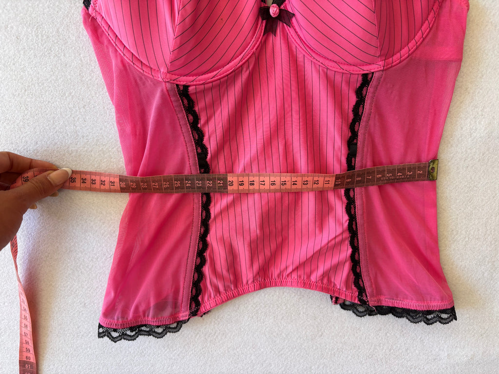 Y2K Pink corset (S)